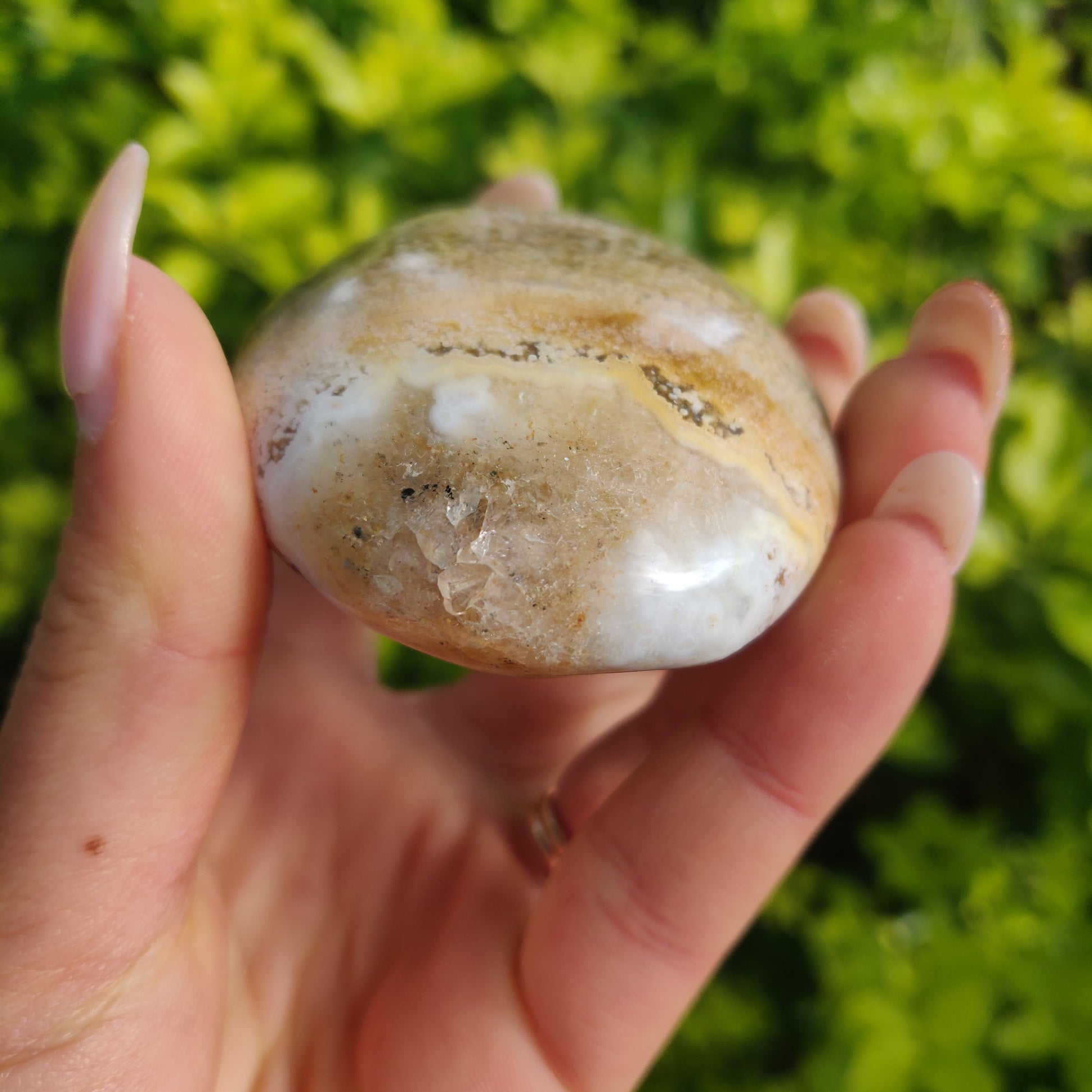 Ocean Jasper Palm Stone (#2) - Simply Affinity
