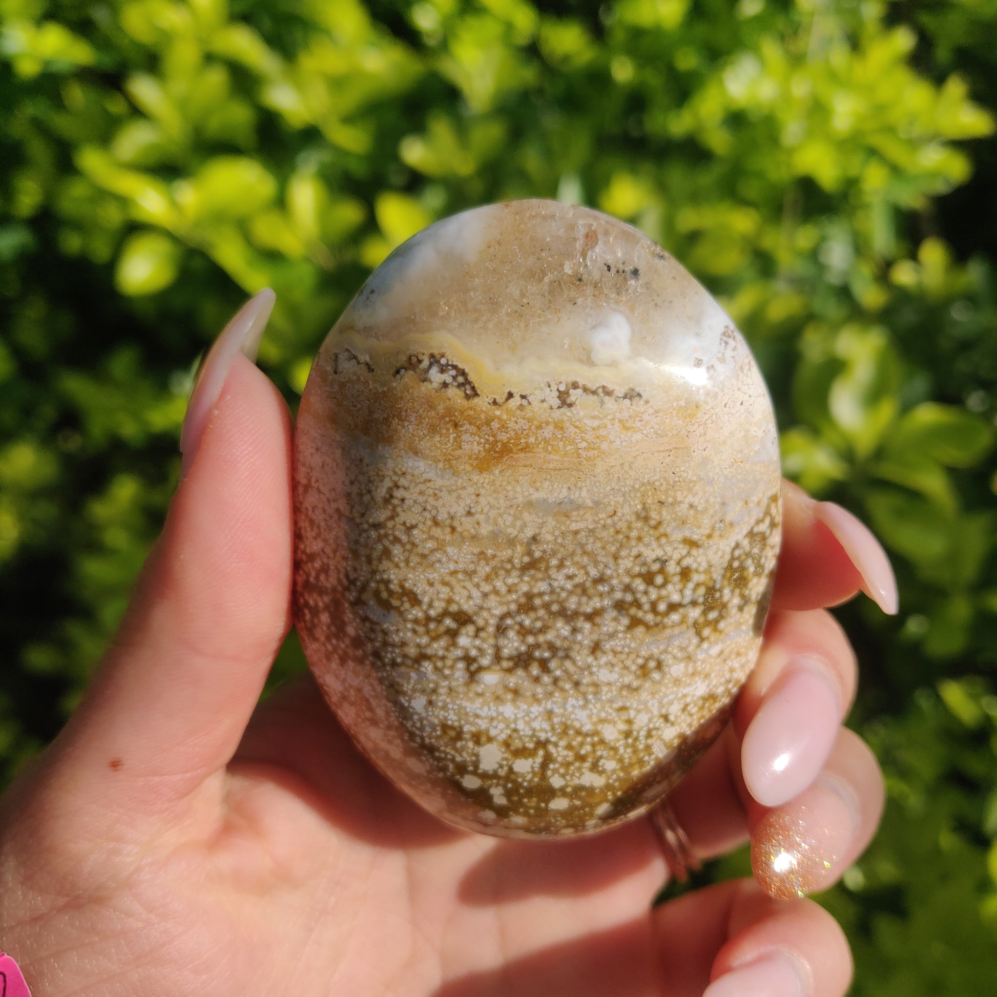 Ocean Jasper Palm Stone (#2) - Simply Affinity