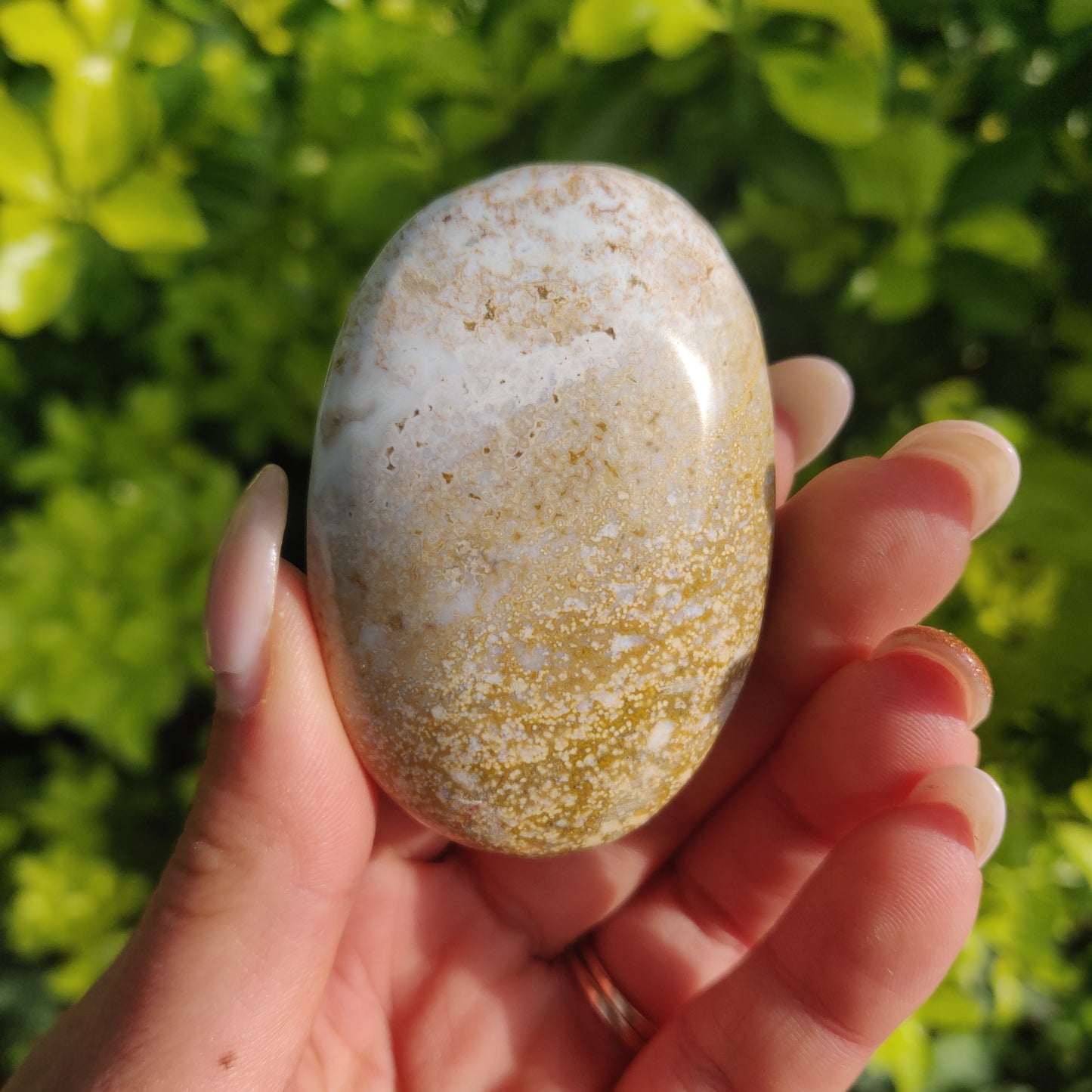 Ocean Jasper Palm Stone (#3) - Simply Affinity