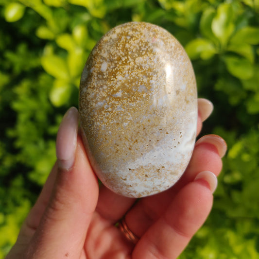 Ocean Jasper Palm Stone (#3) - Simply Affinity