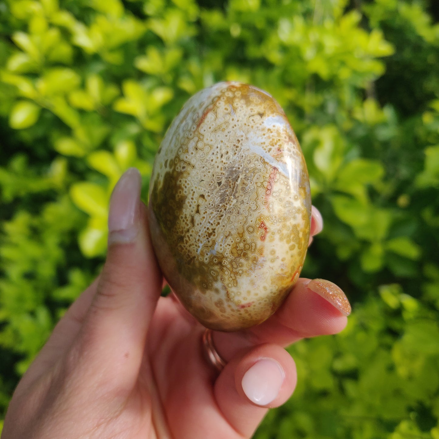 Ocean Jasper Palm Stone (#12) - Simply Affinity