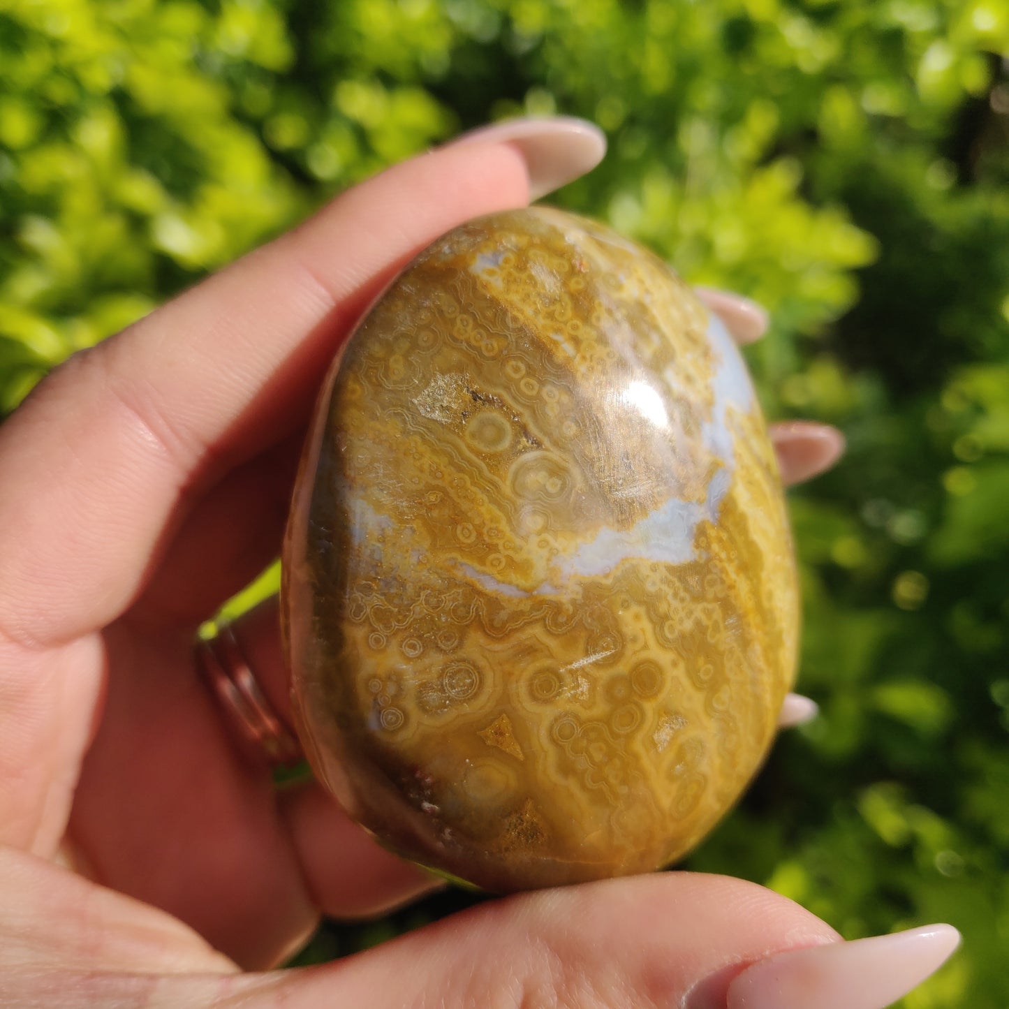 Ocean Jasper Palm Stone (#12) - Simply Affinity