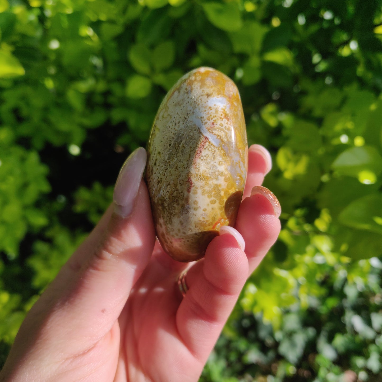 Ocean Jasper Palm Stone (#12) - Simply Affinity