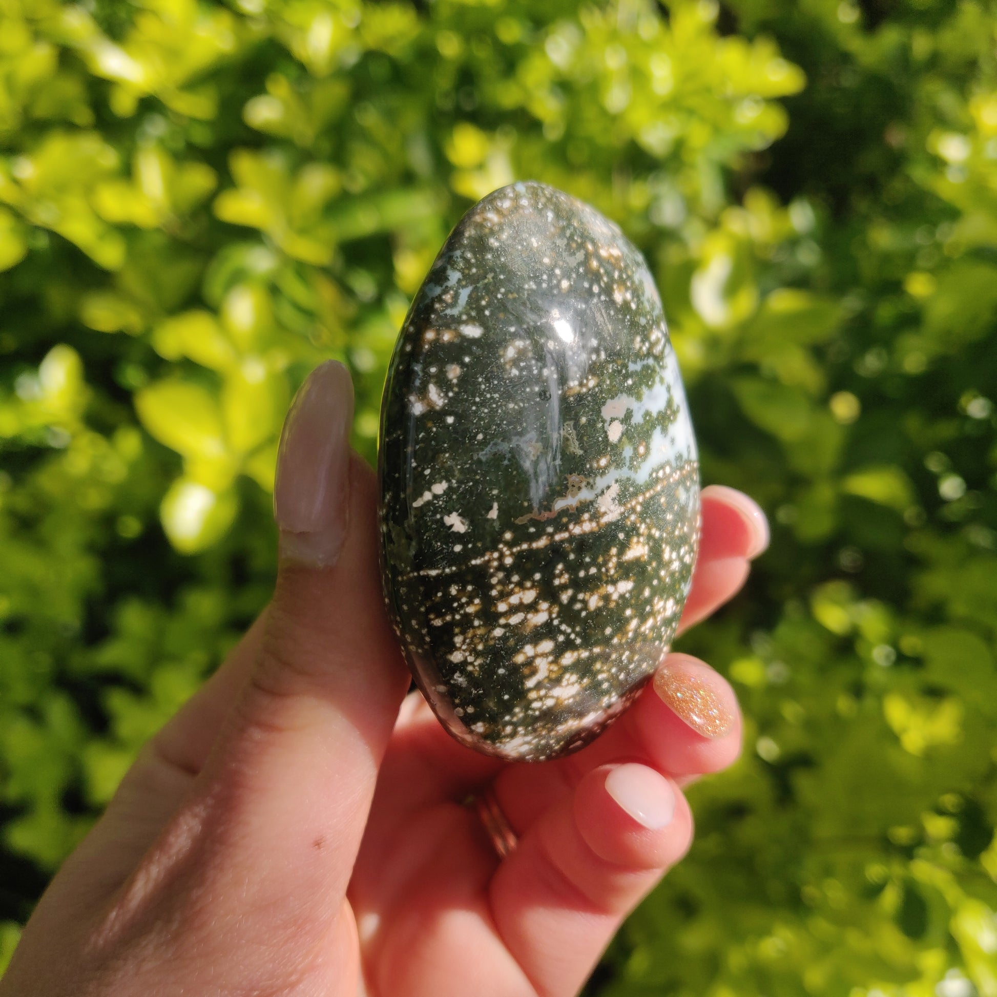 Ocean Jasper Palm Stone (#43) - Simply Affinity