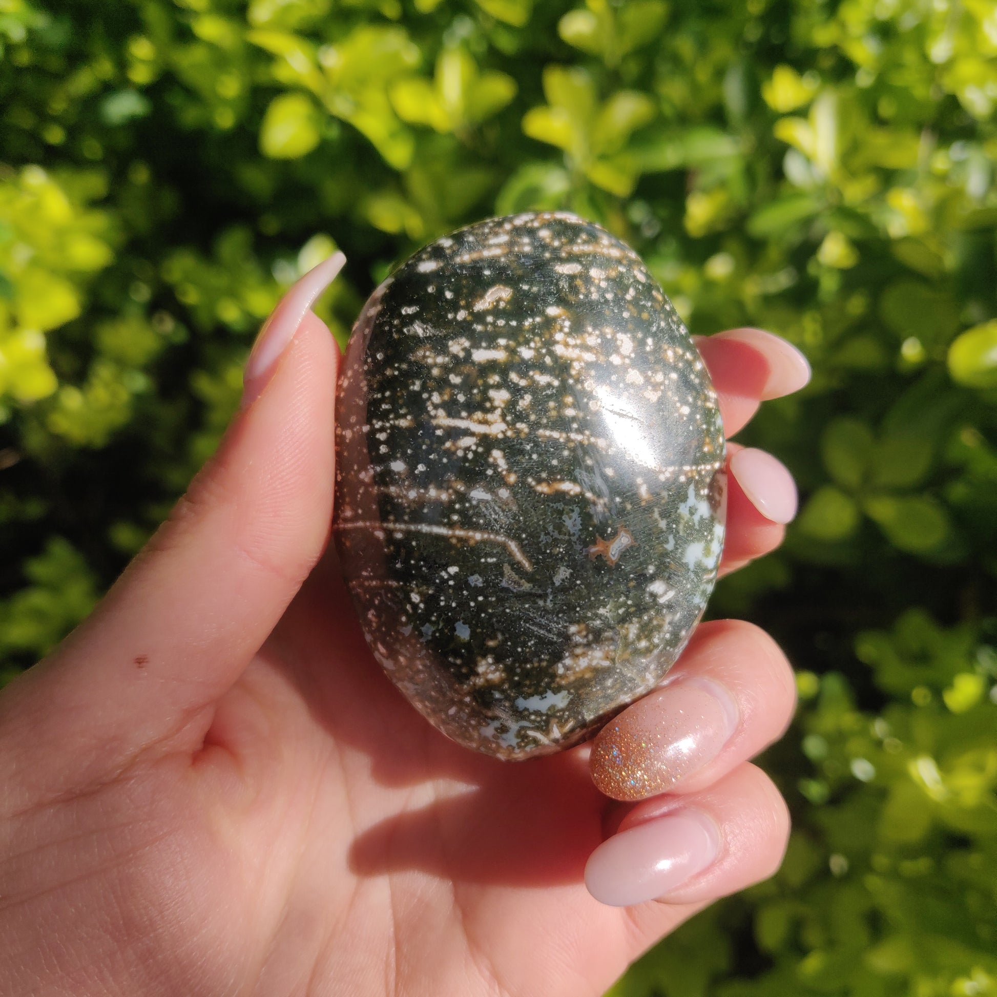 Ocean Jasper Palm Stone (#43) - Simply Affinity