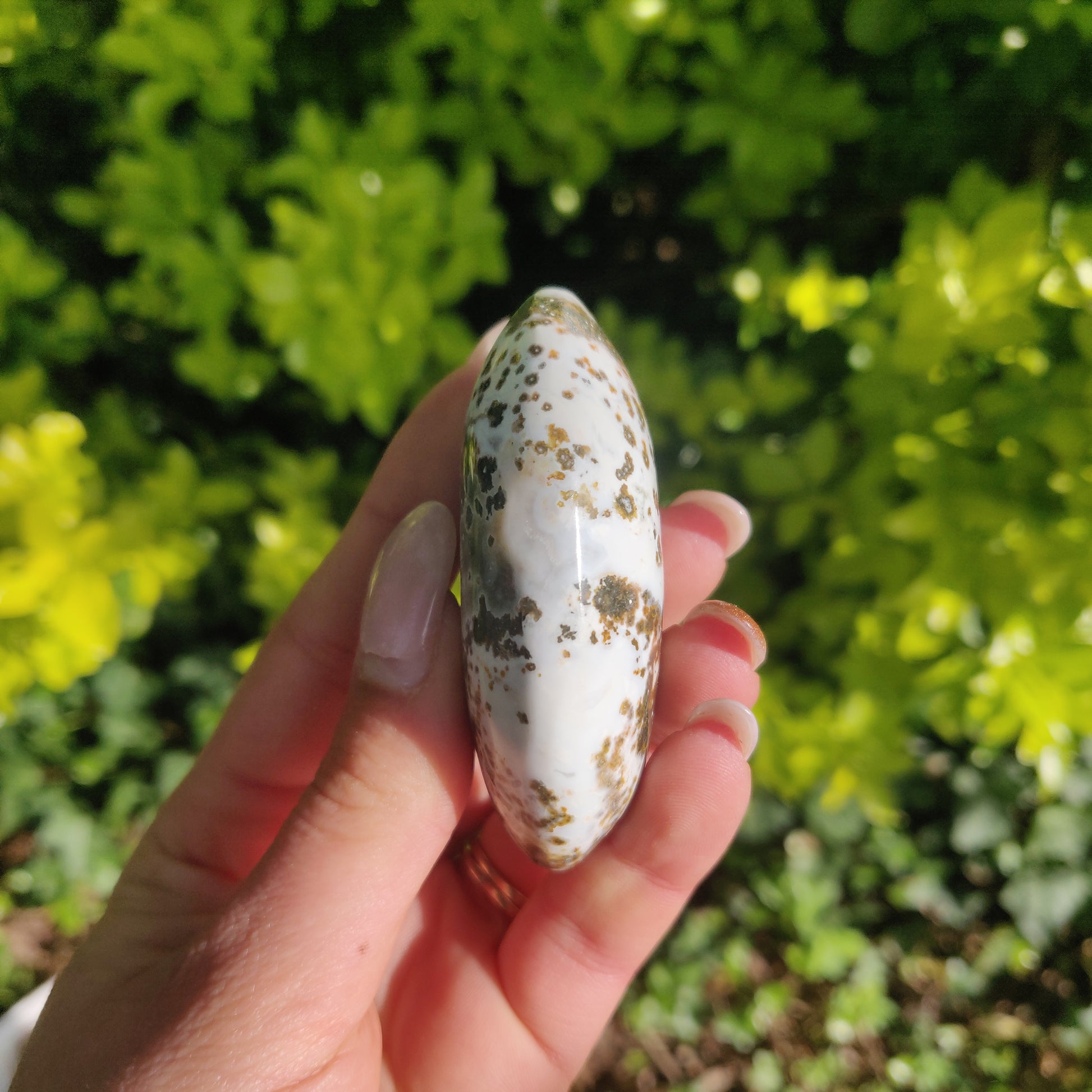 Ocean Jasper Palm Stone (#66) - Simply Affinity