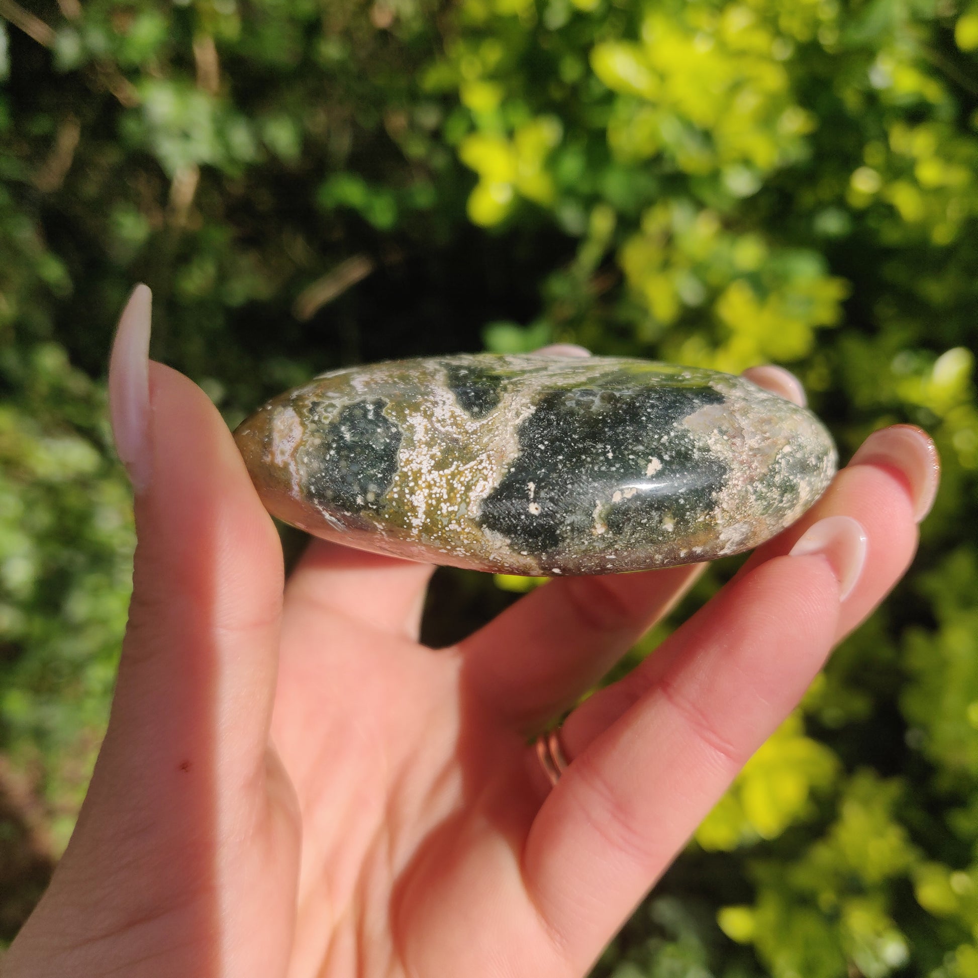 Ocean Jasper Palm Stone (#48) - Simply Affinity