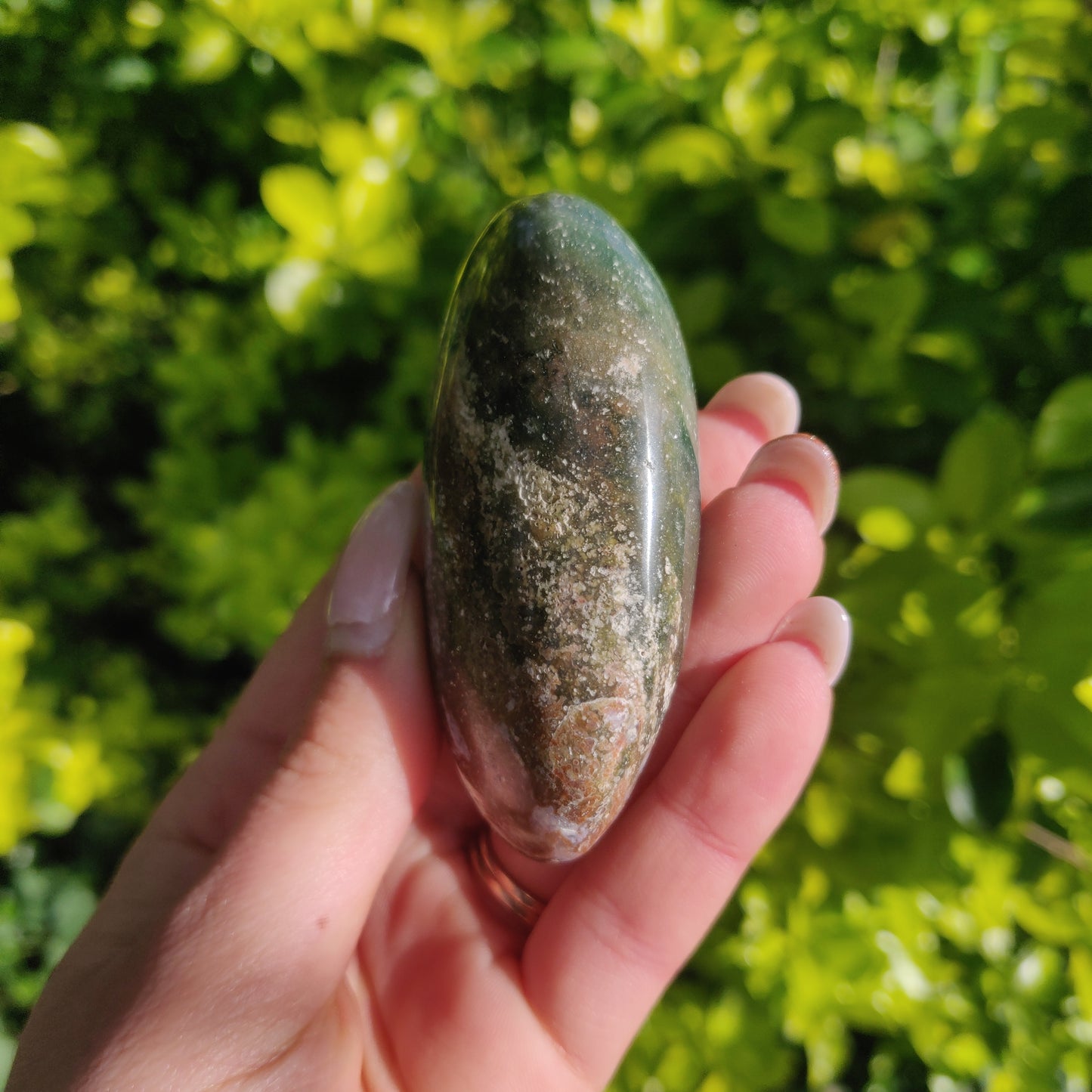 Ocean Jasper Palm Stone (#56) - Simply Affinity