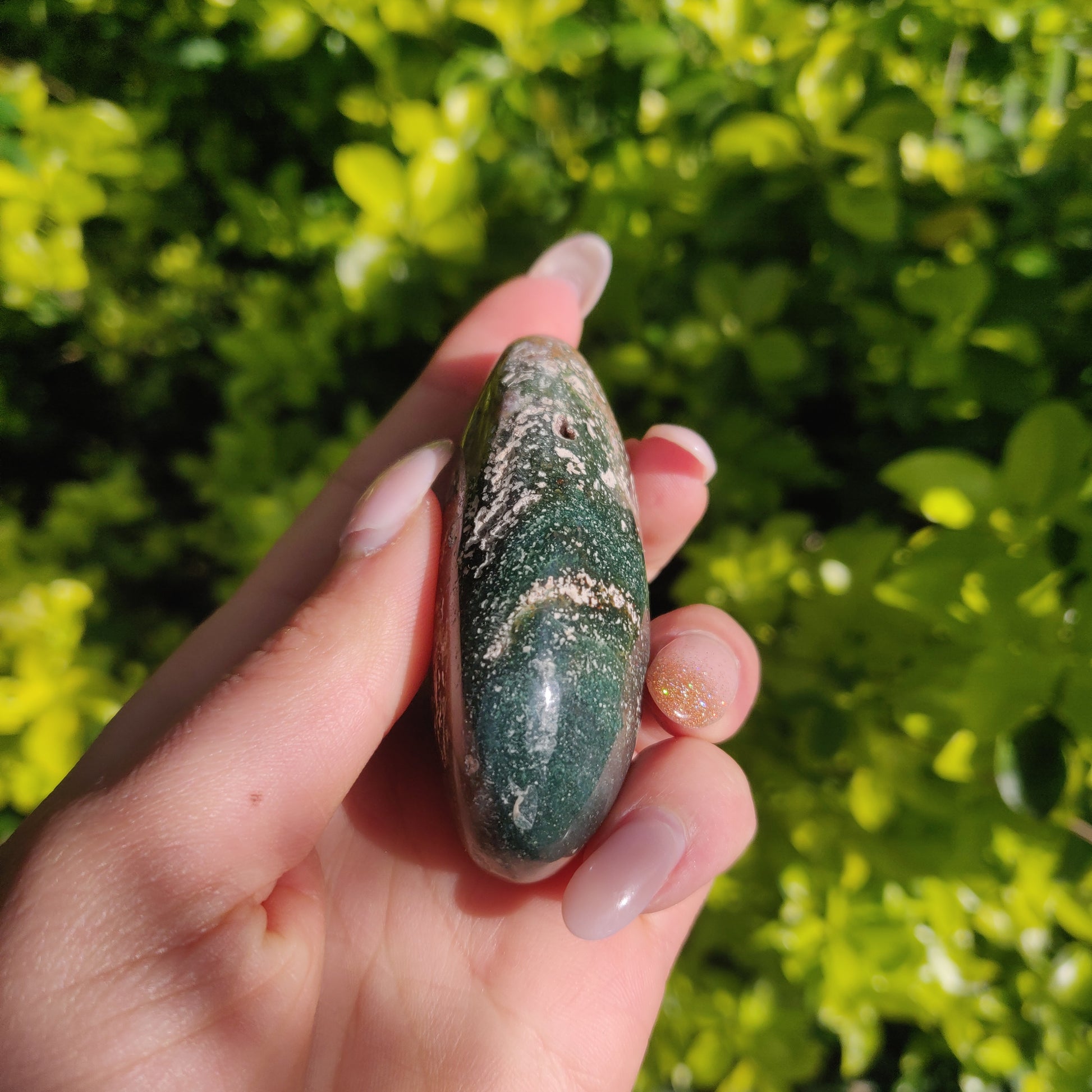 Ocean Jasper Palm Stone (#56) - Simply Affinity