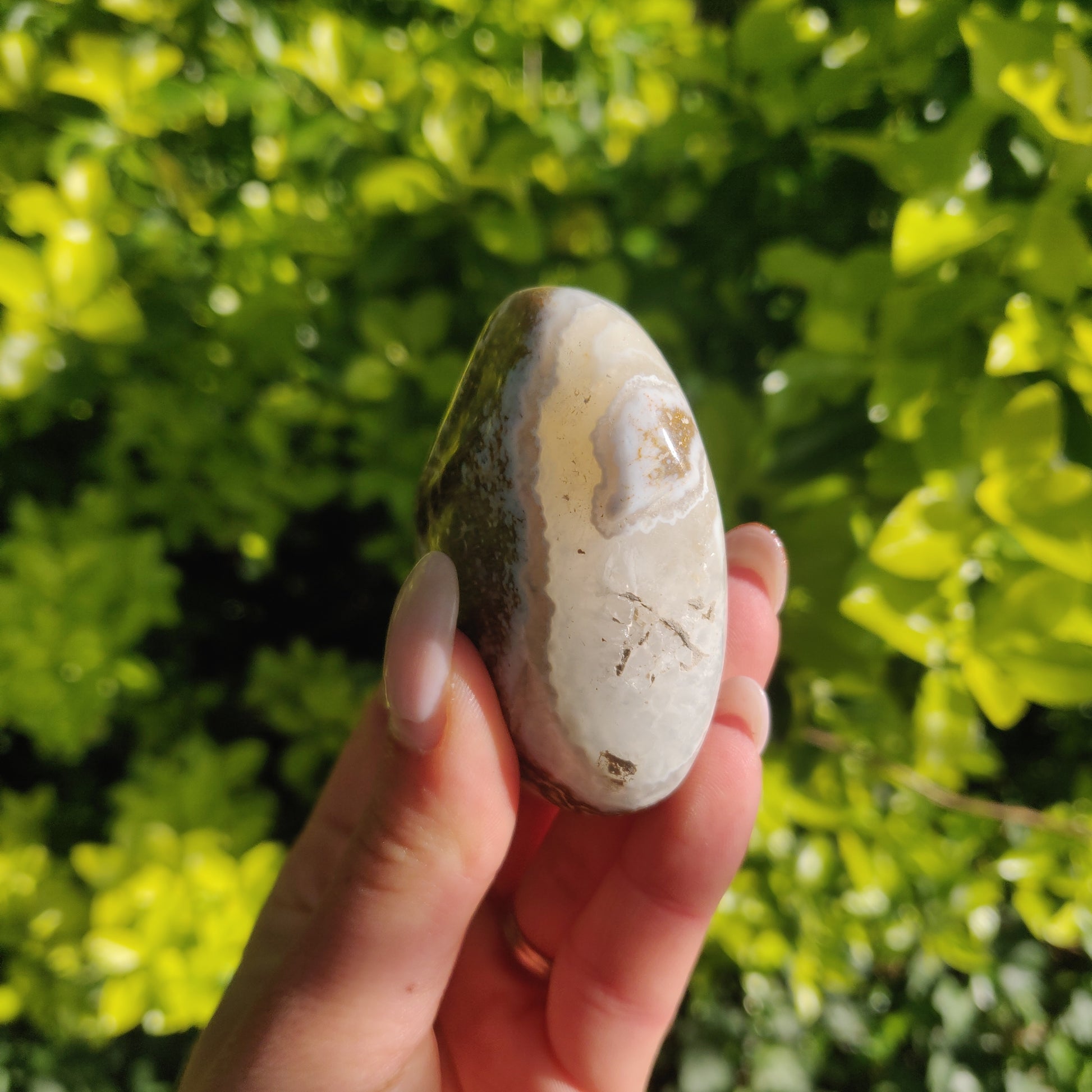 Ocean Jasper Palm Stone (#61) - Simply Affinity
