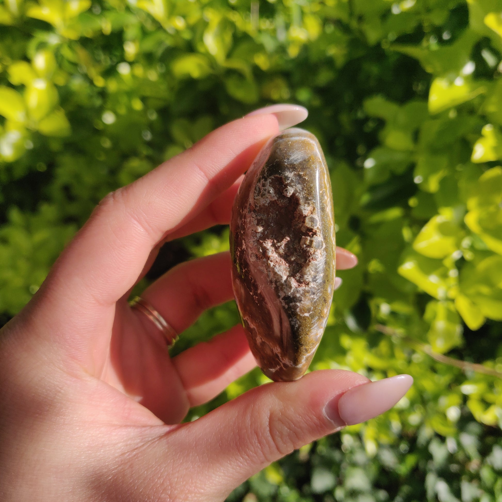 Ocean Jasper Palm Stone (#61) - Simply Affinity