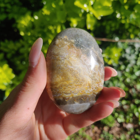 Ocean Jasper Palm Stone (#62) - Simply Affinity