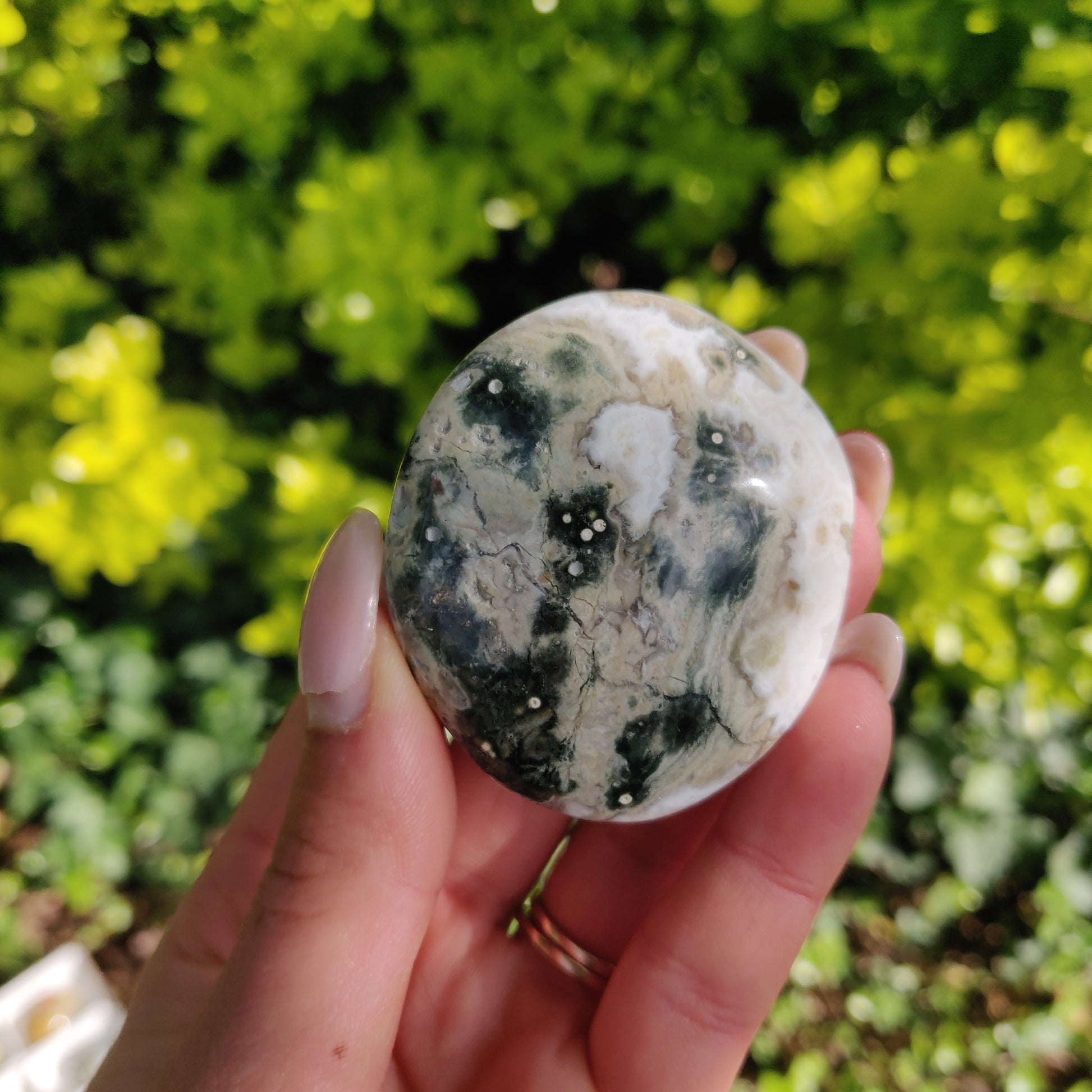 Ocean Jasper Palm Stone (#65) - Simply Affinity