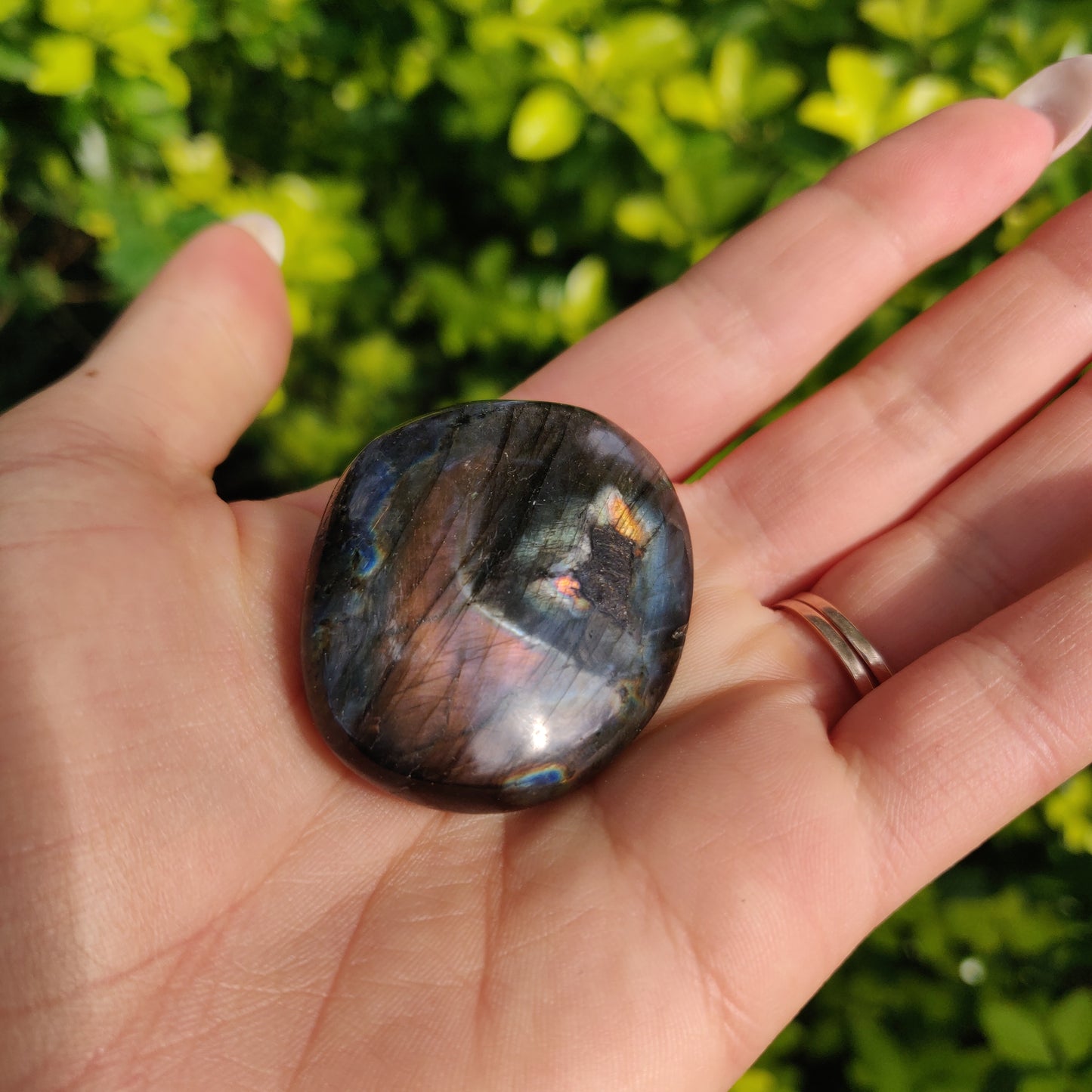 Labradorite Palm Stone (#286) - Simply Affinity
