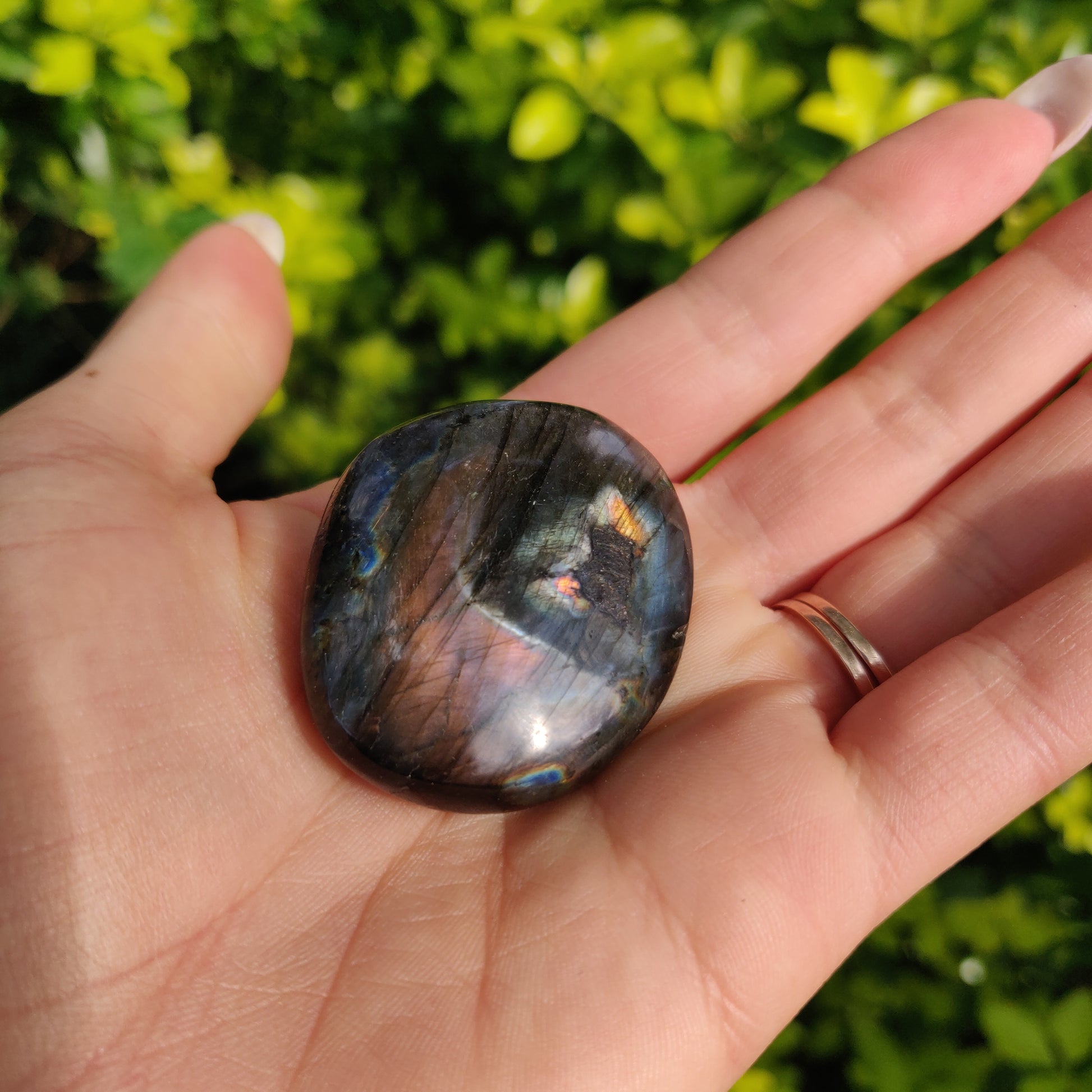 Labradorite Palm Stone (#286) - Simply Affinity