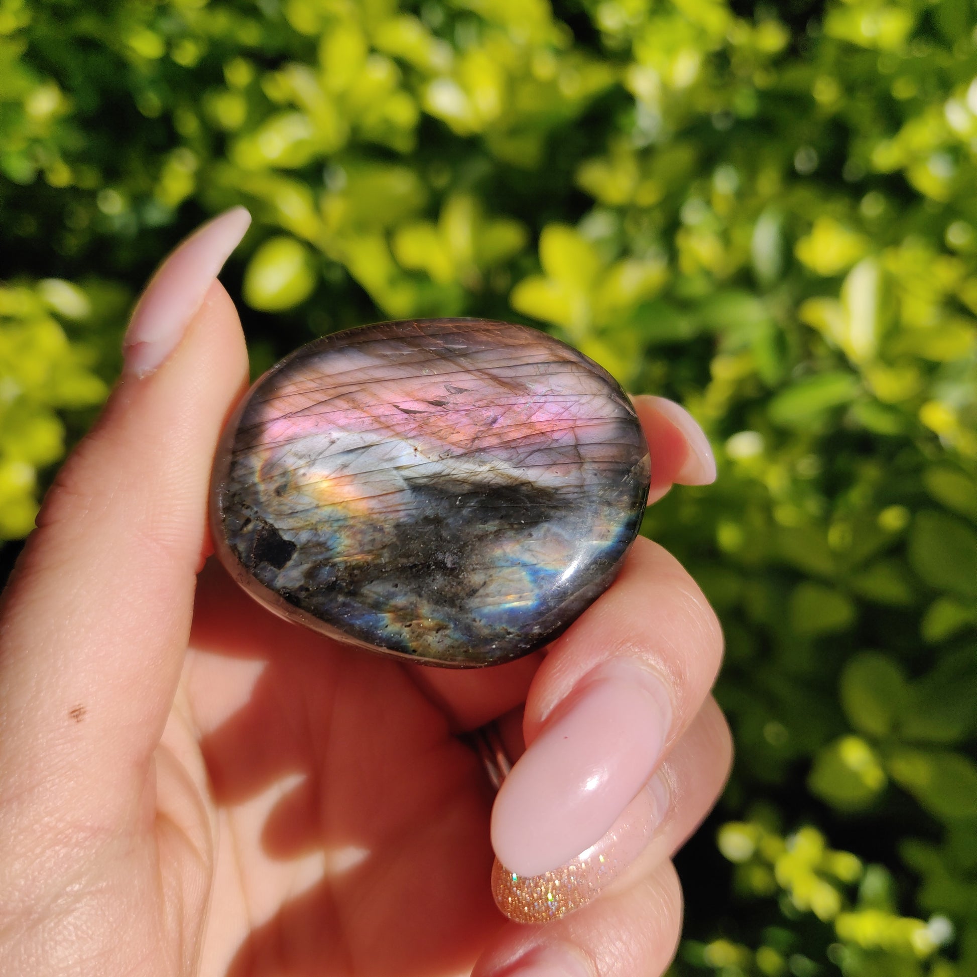 Labradorite Palm Stone (#286) - Simply Affinity