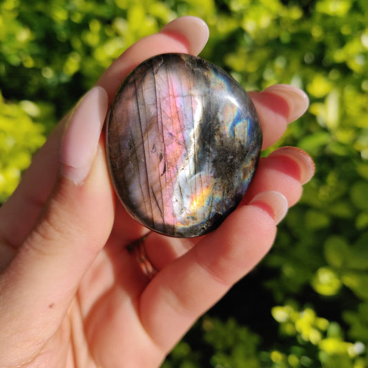 Labradorite Palm Stone (#286) - Simply Affinity