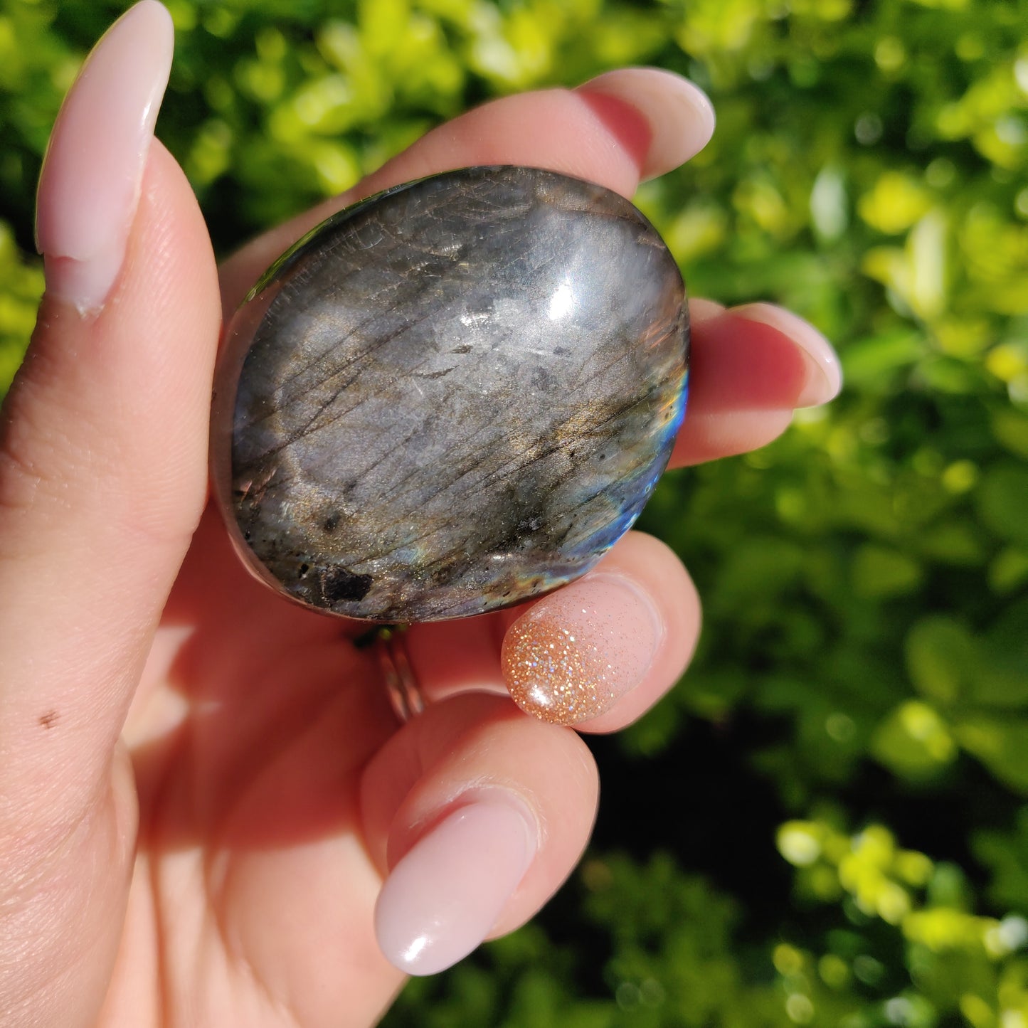 Labradorite Palm Stone (#286) - Simply Affinity