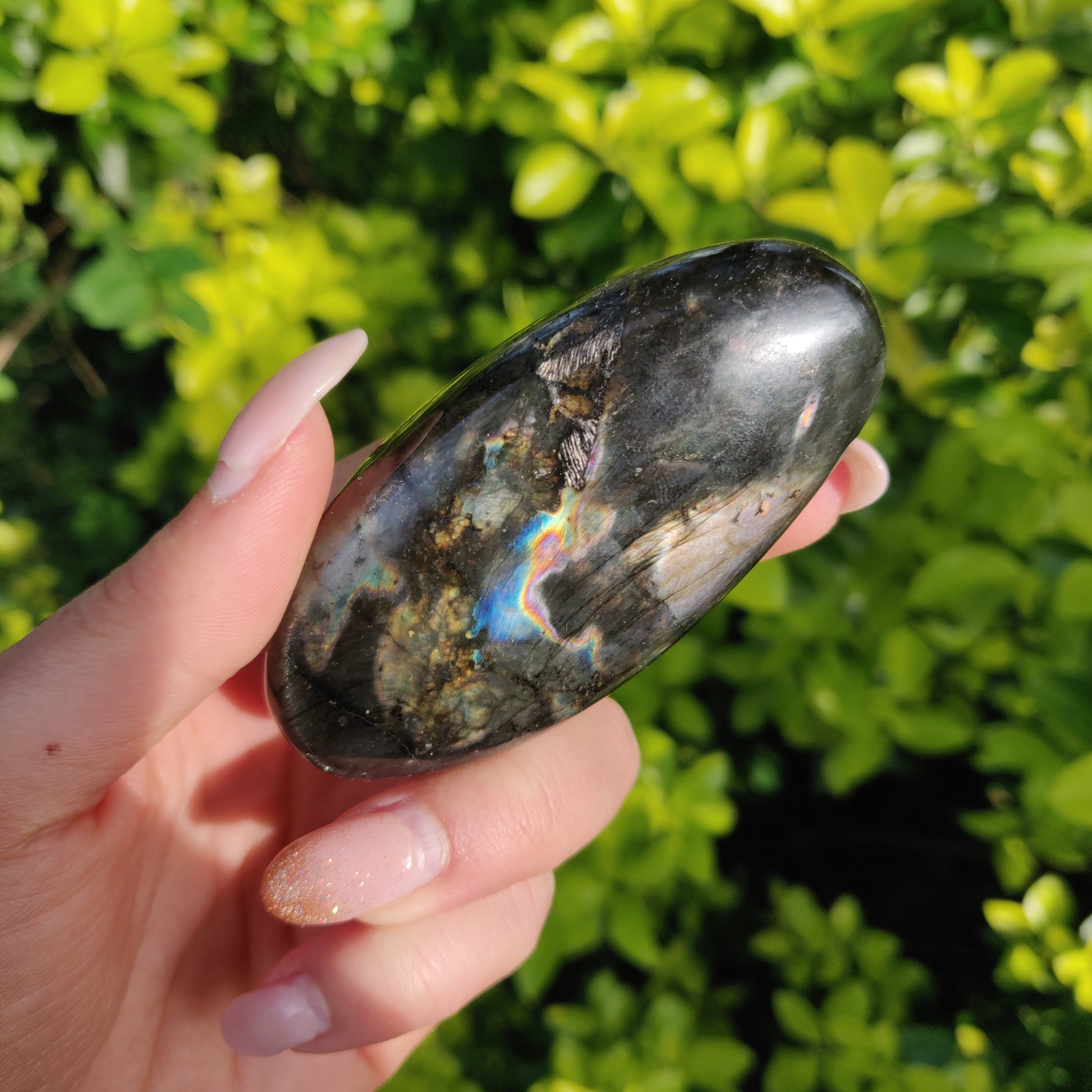 Labradorite Palm Stone (#80) - Simply Affinity