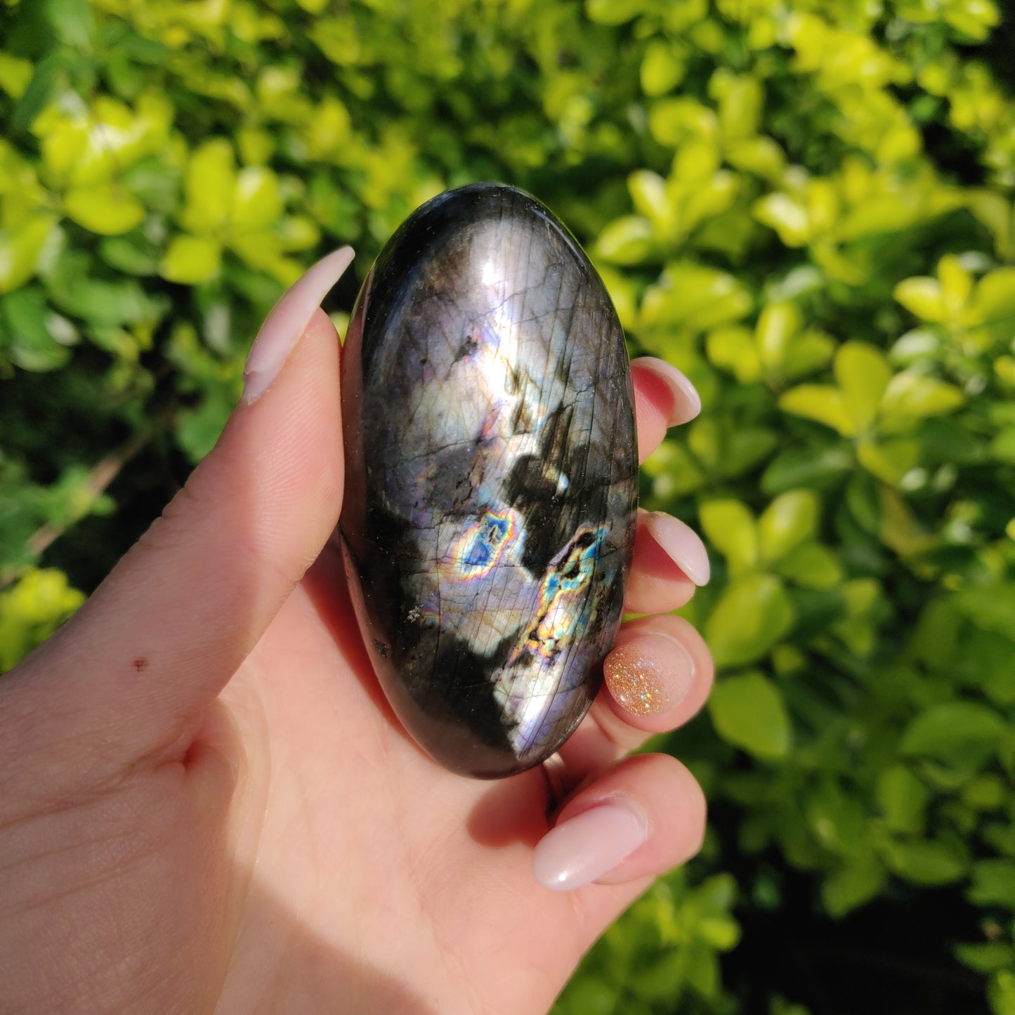 Labradorite Palm Stone (#80) - Simply Affinity