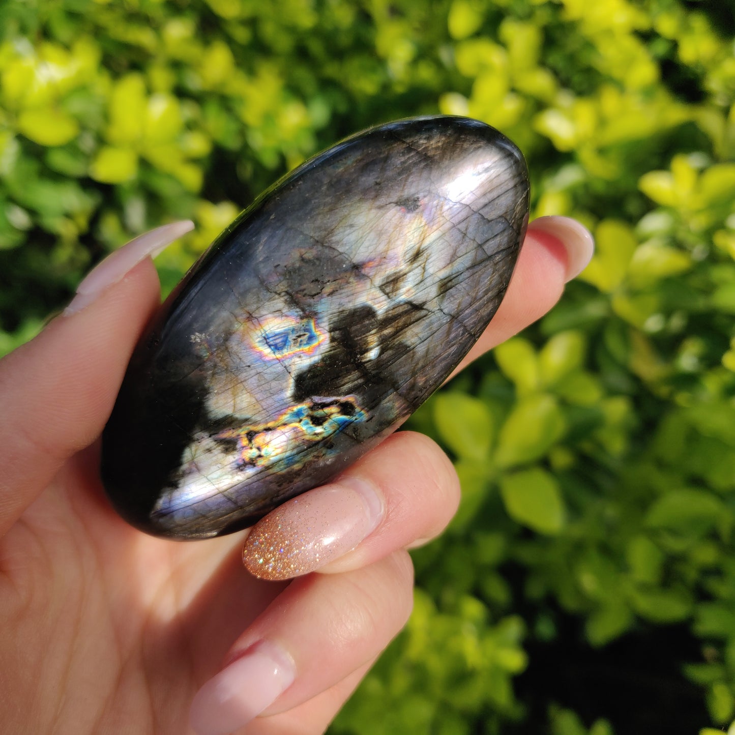 Labradorite Palm Stone (#80) - Simply Affinity