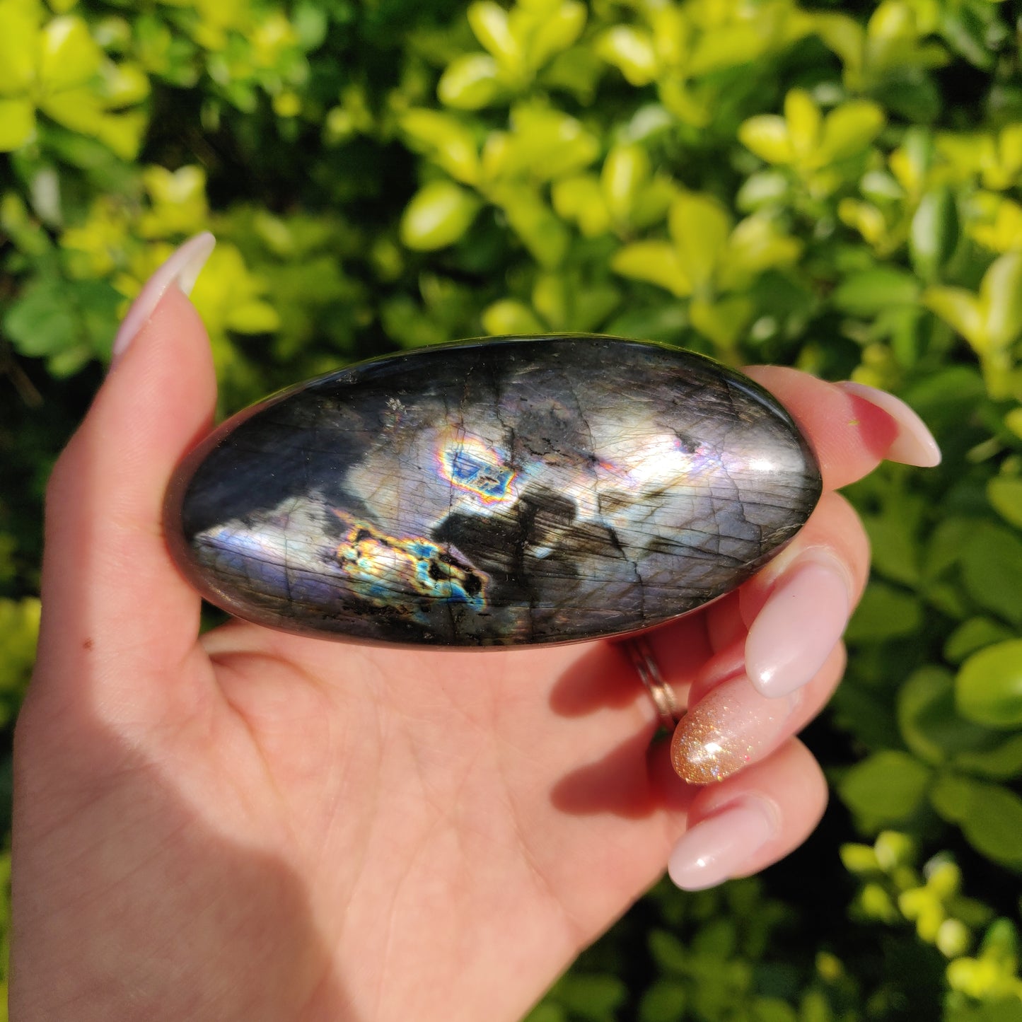 Labradorite Palm Stone (#80) - Simply Affinity