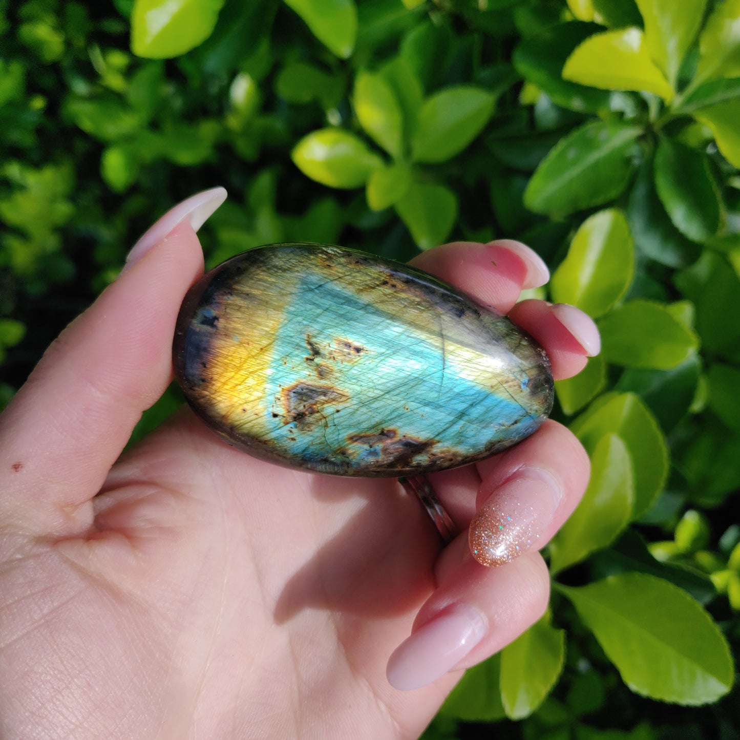 Labradorite Palm Stone (#129) - Simply Affinity