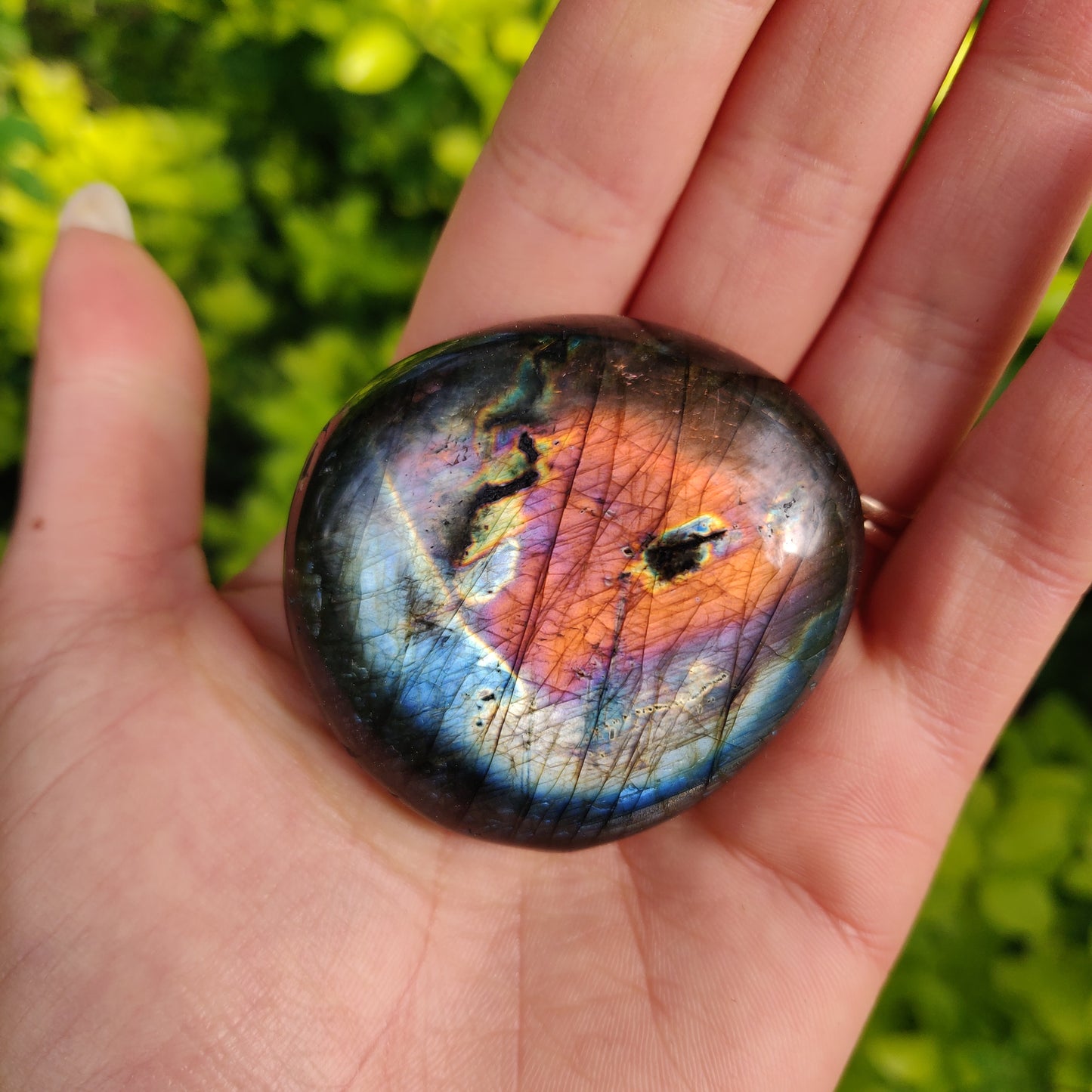 Labradorite Palm Stone (#283) - Simply Affinity