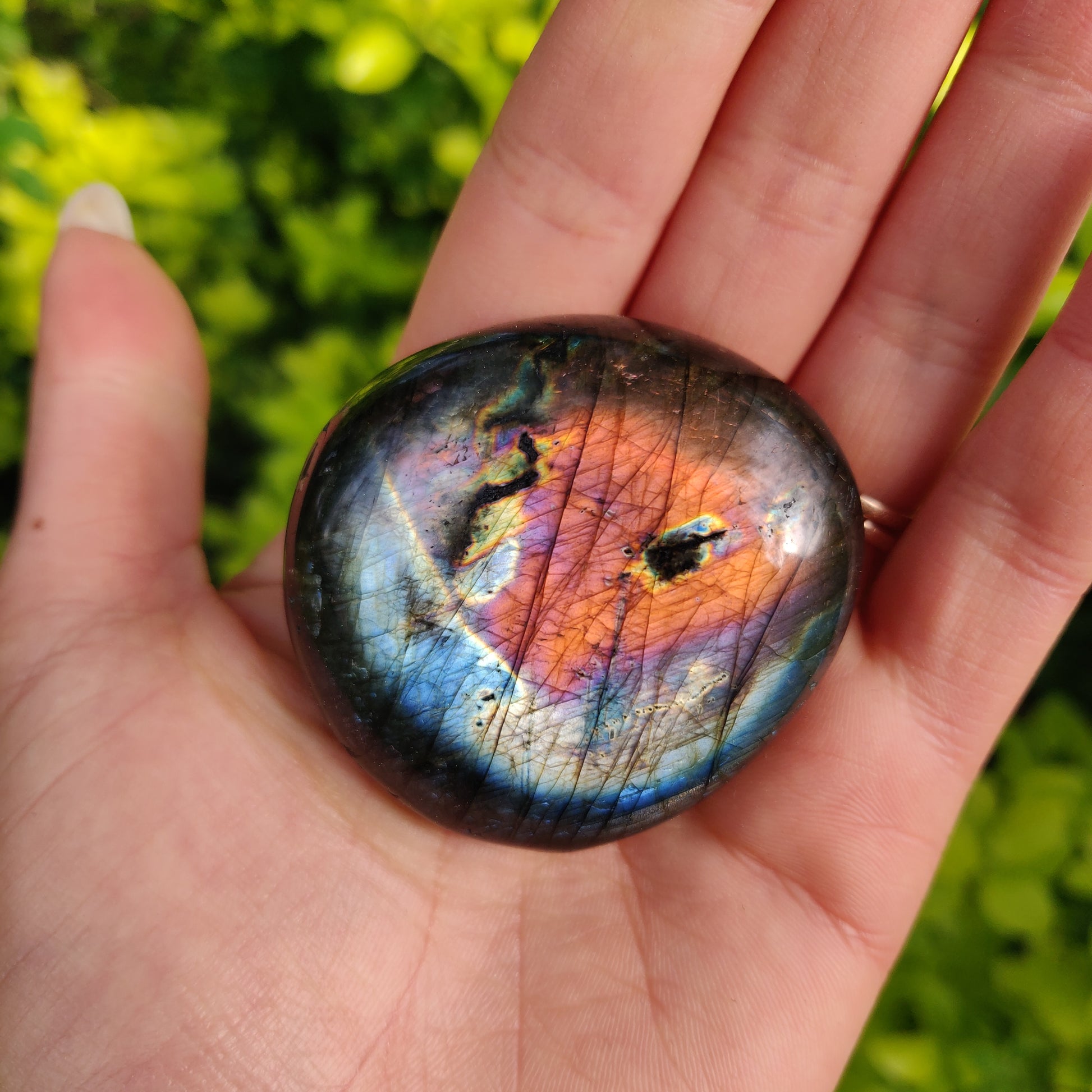 Labradorite Palm Stone (#283) - Simply Affinity