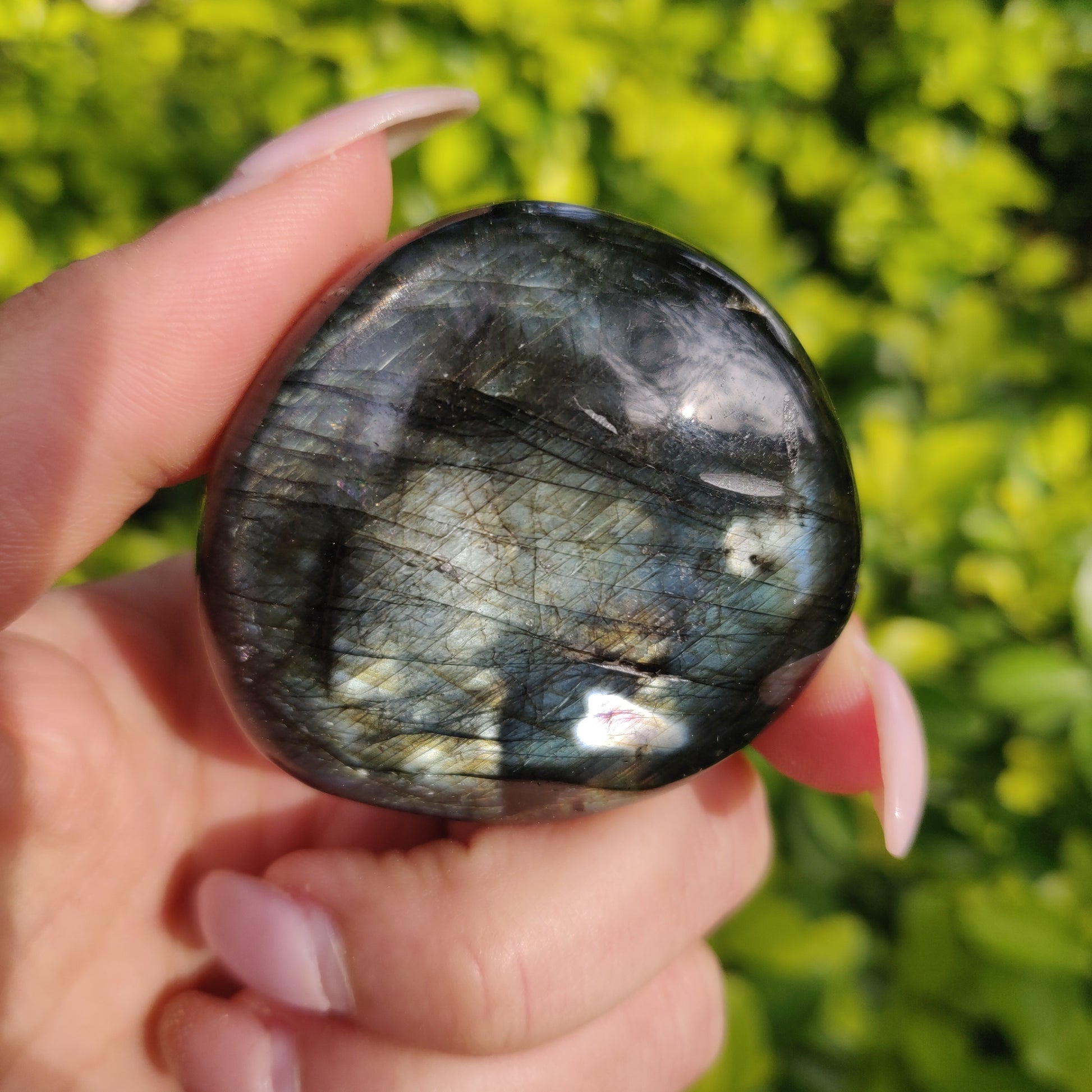 Labradorite Palm Stone (#283) - Simply Affinity