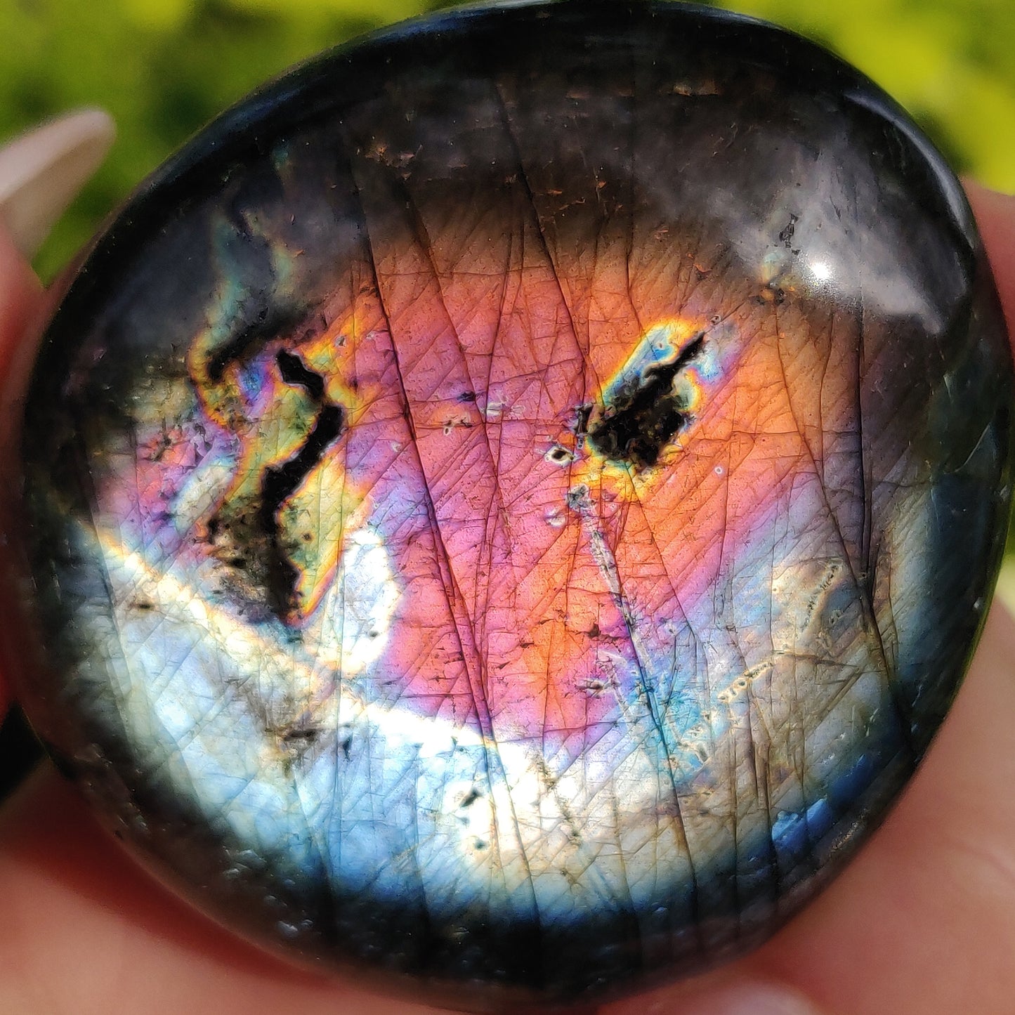 Labradorite Palm Stone (#283) - Simply Affinity