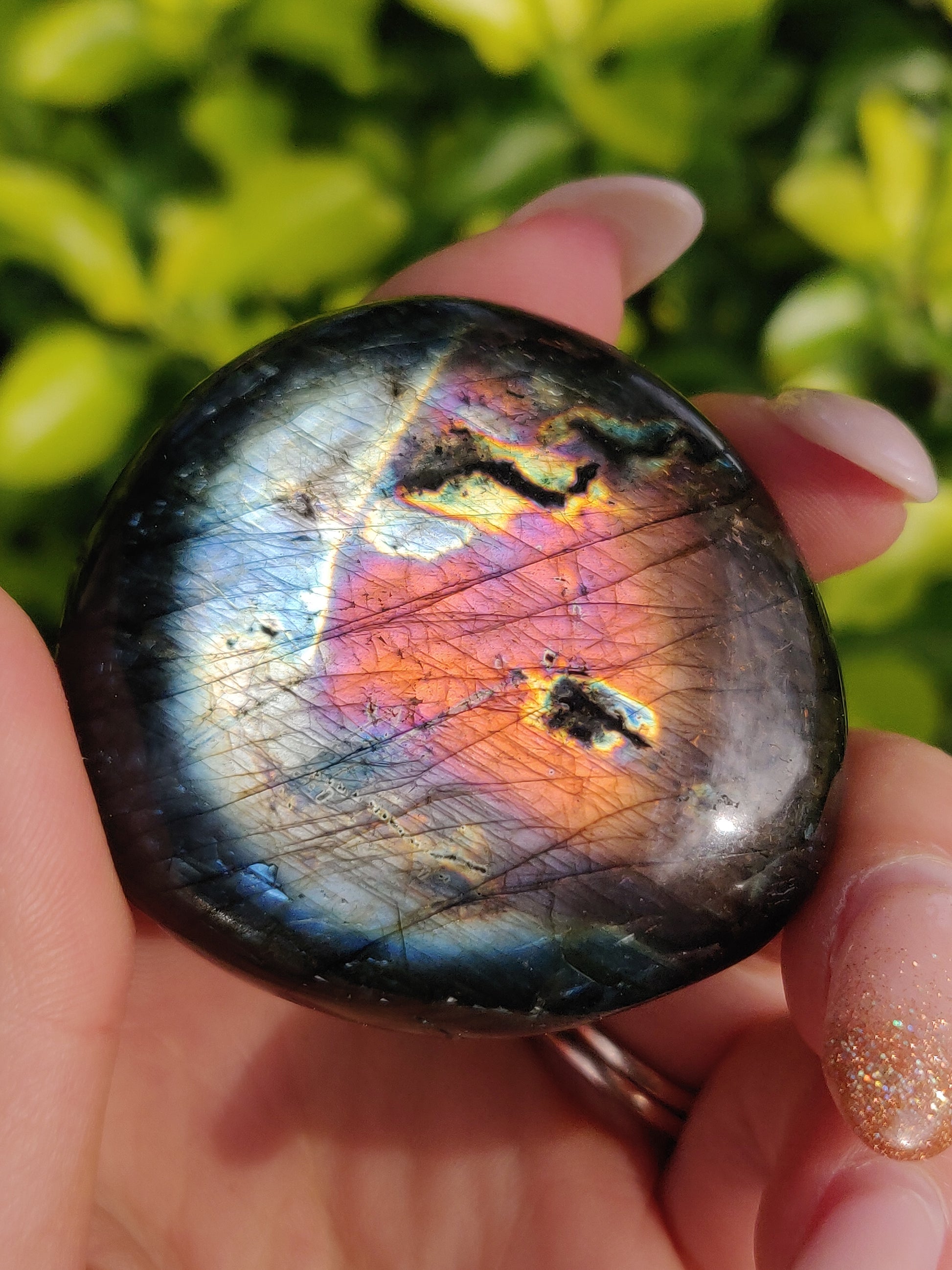 Labradorite Palm Stone (#283) - Simply Affinity