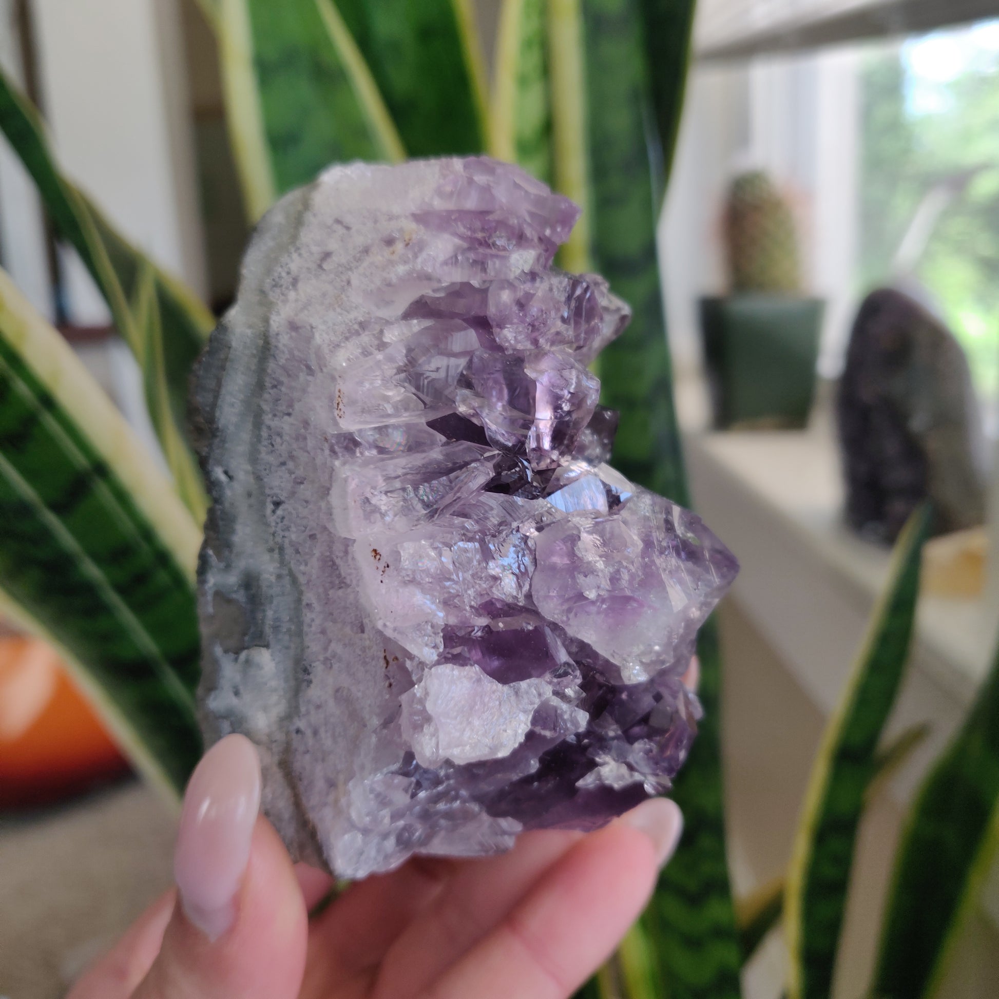 Amethyst Geode Free Form, Cut Base (#18) - Simply Affinity