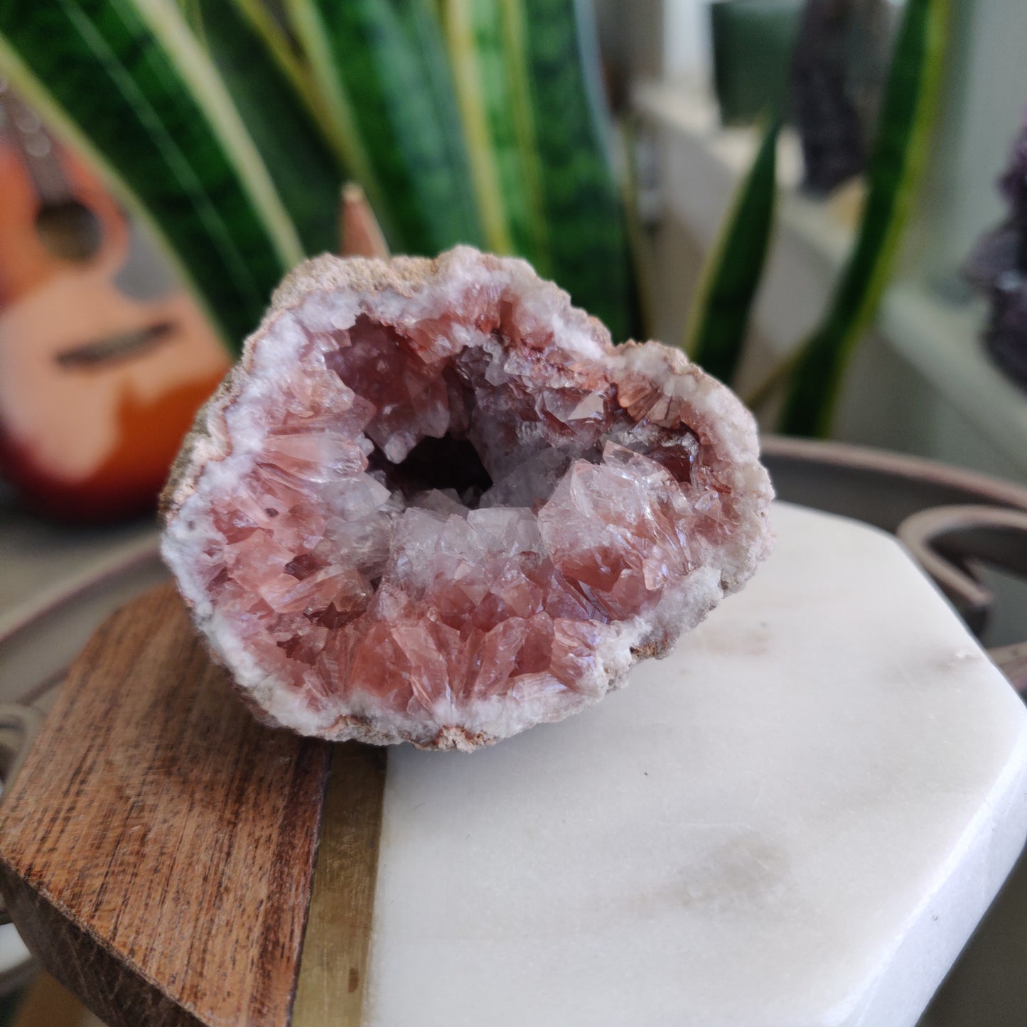 Pink Amethyst Geode (#1A) - Simply Affinity