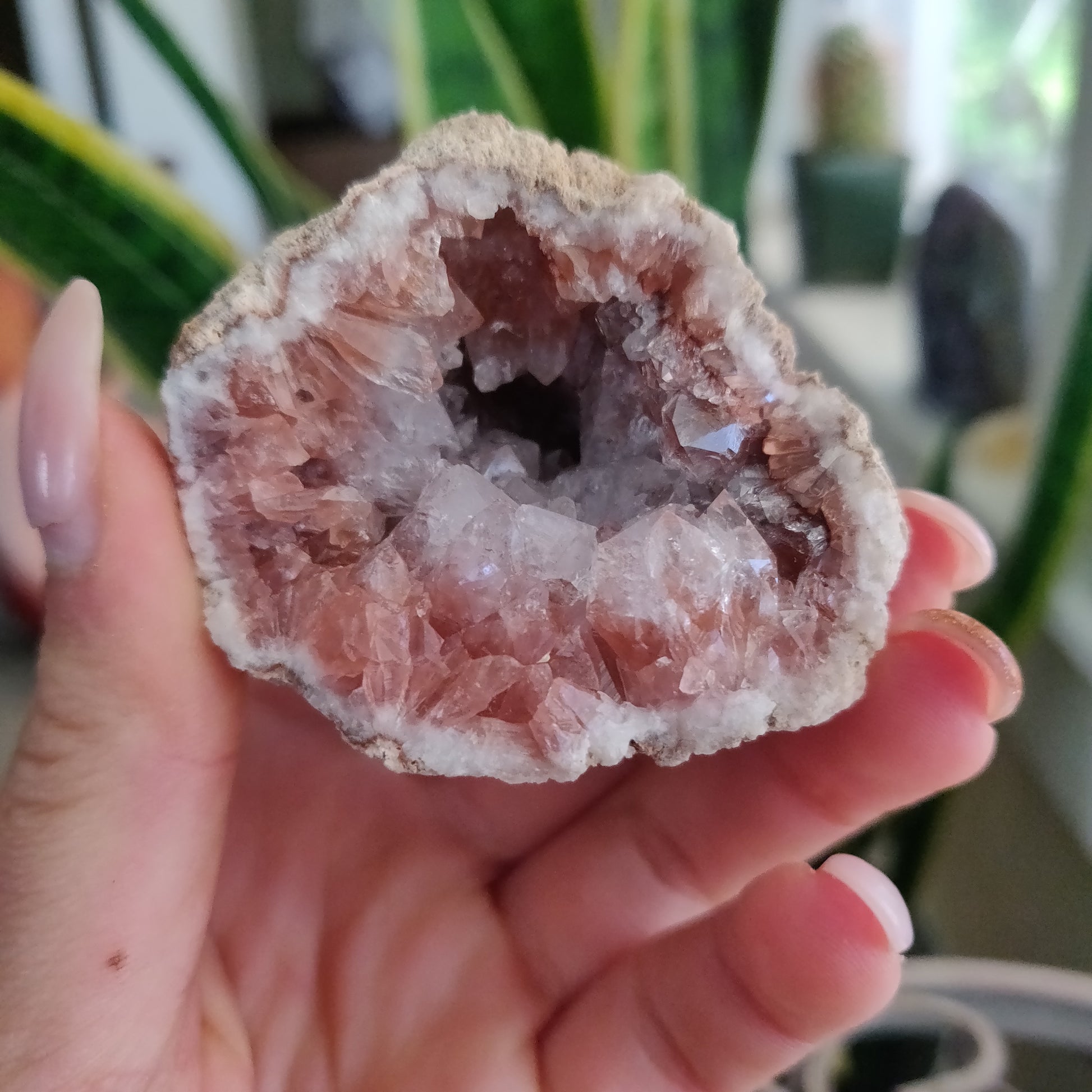 Pink Amethyst Geode (#1A) - Simply Affinity