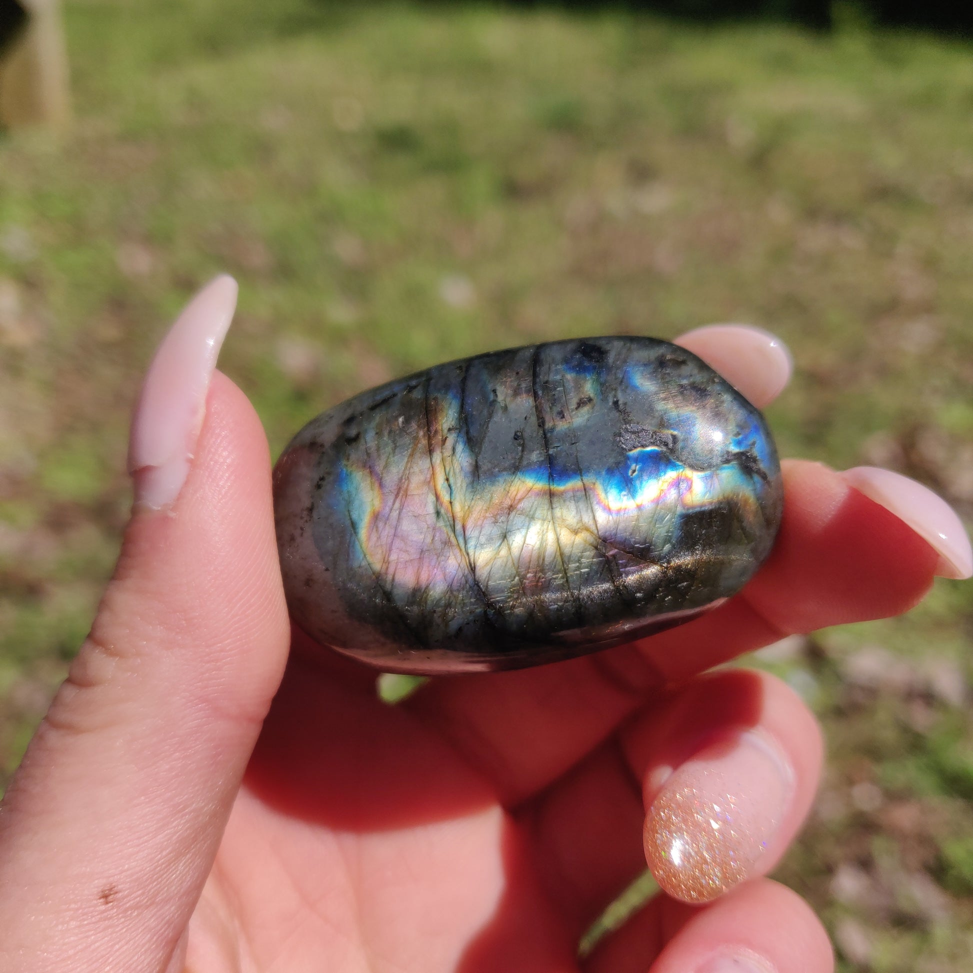 Labradorite Palm Stone (#289) - Simply Affinity