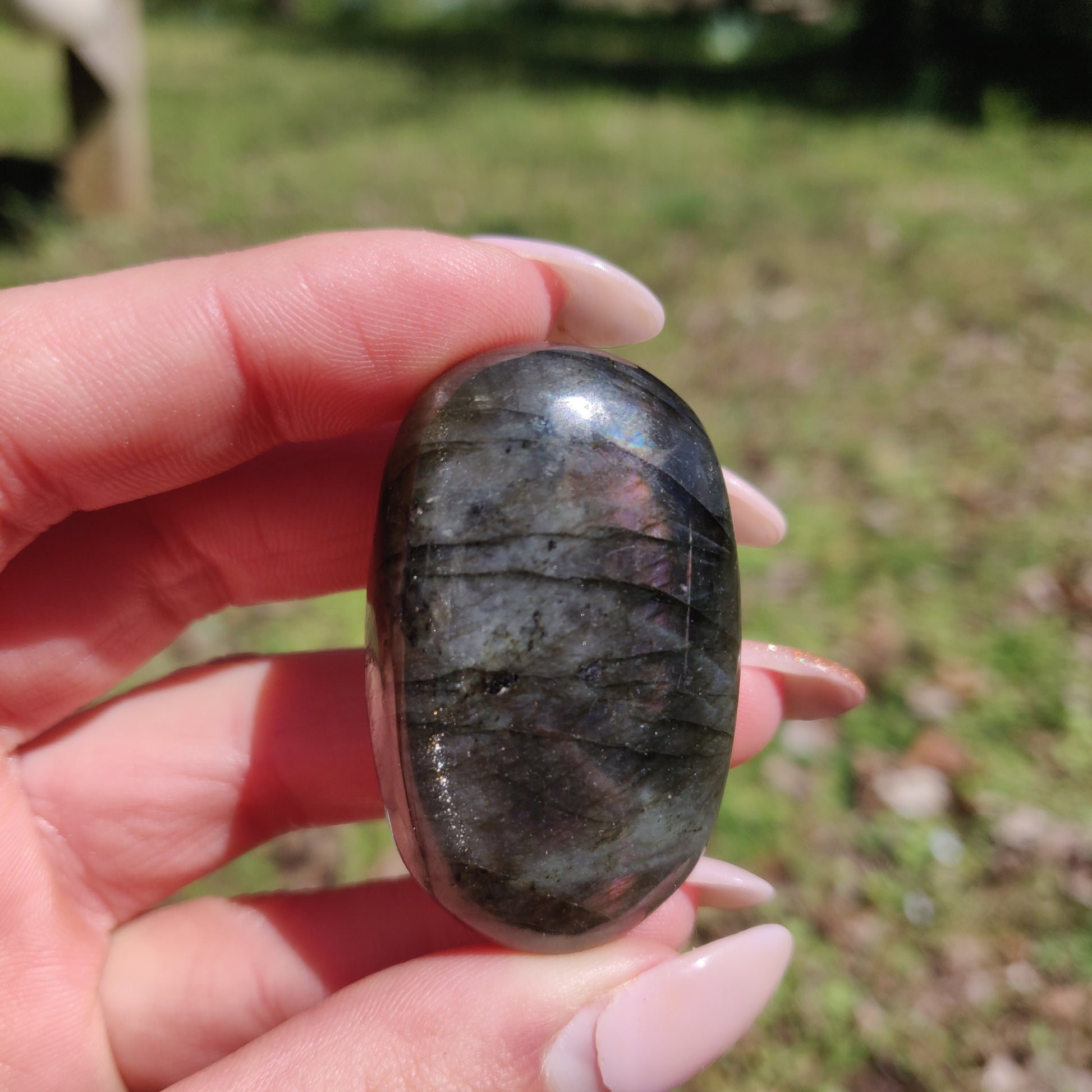 Labradorite Palm Stone (#289) - Simply Affinity