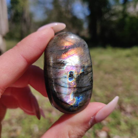 Labradorite Palm Stone (#289) - Simply Affinity