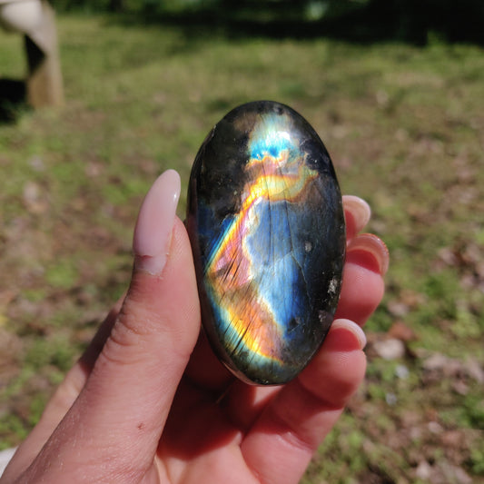 Labradorite Palm Stone (#291) - Simply Affinity