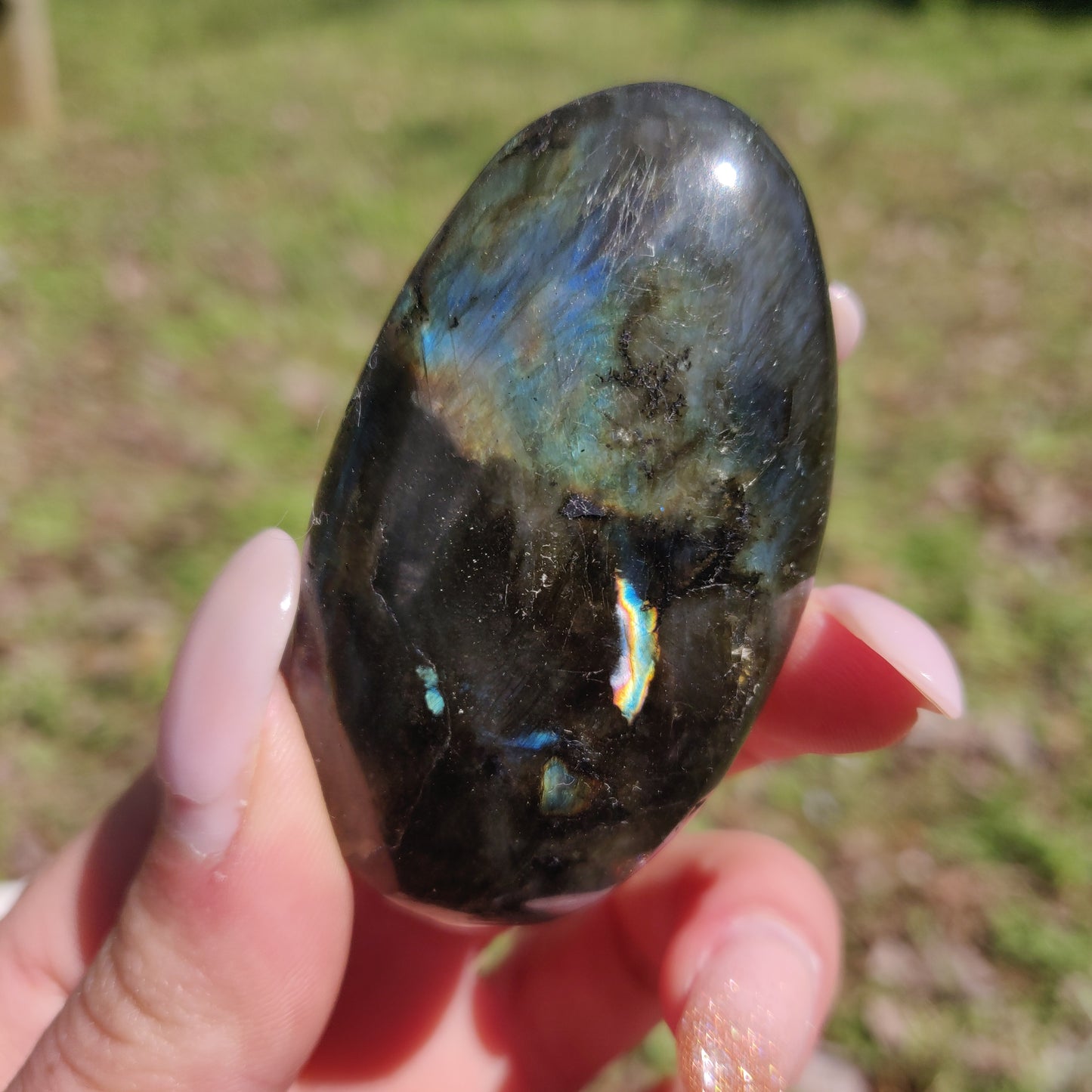 Labradorite Palm Stone (#291) - Simply Affinity