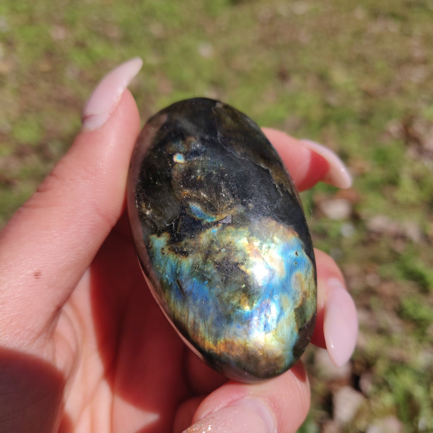 Labradorite Palm Stone (#291) - Simply Affinity