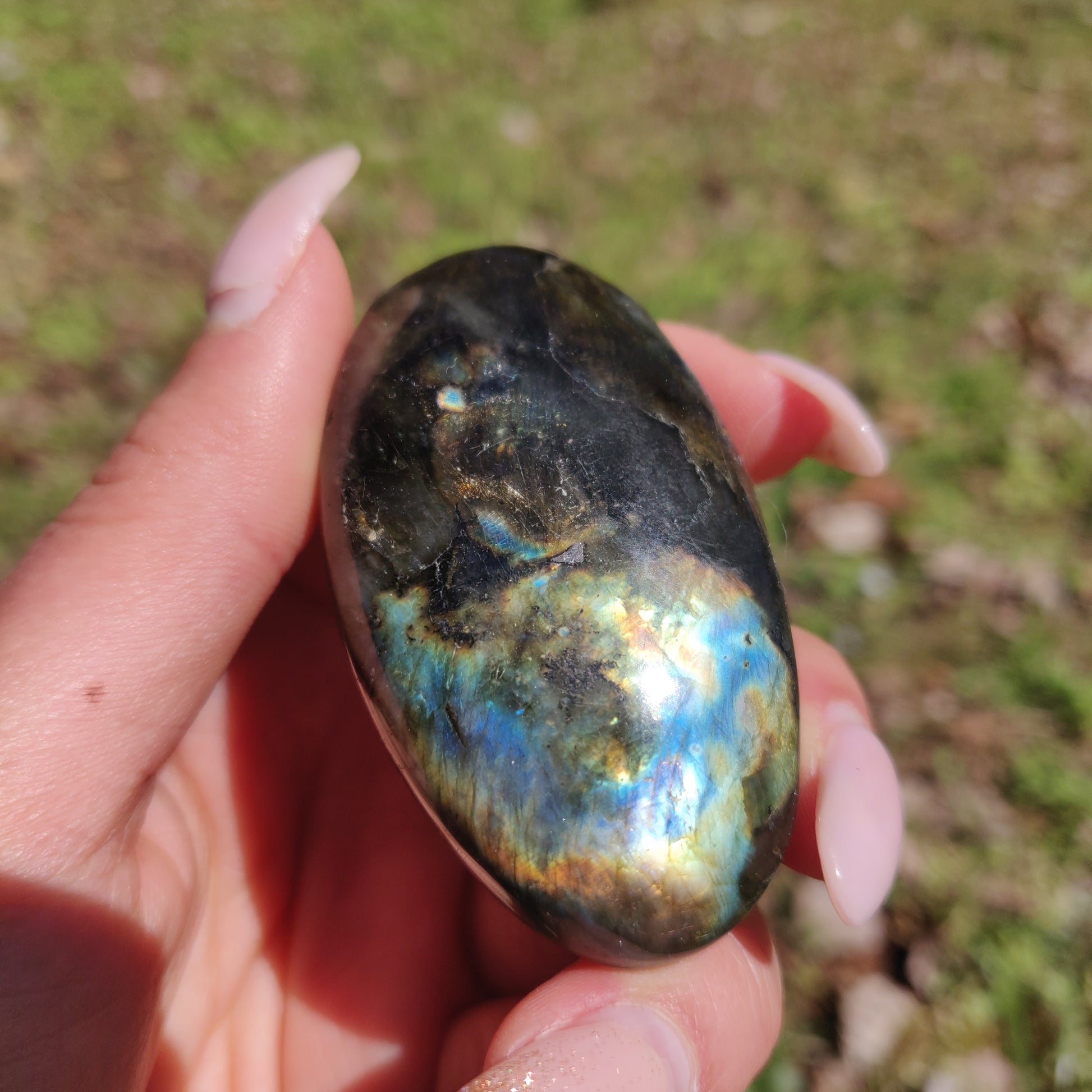 Labradorite Palm Stone (#291) - Simply Affinity