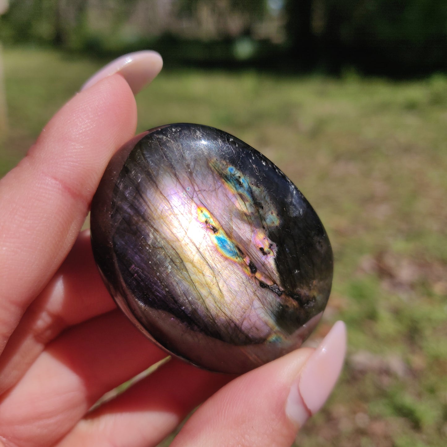 Labradorite Palm Stone (#292) - Simply Affinity