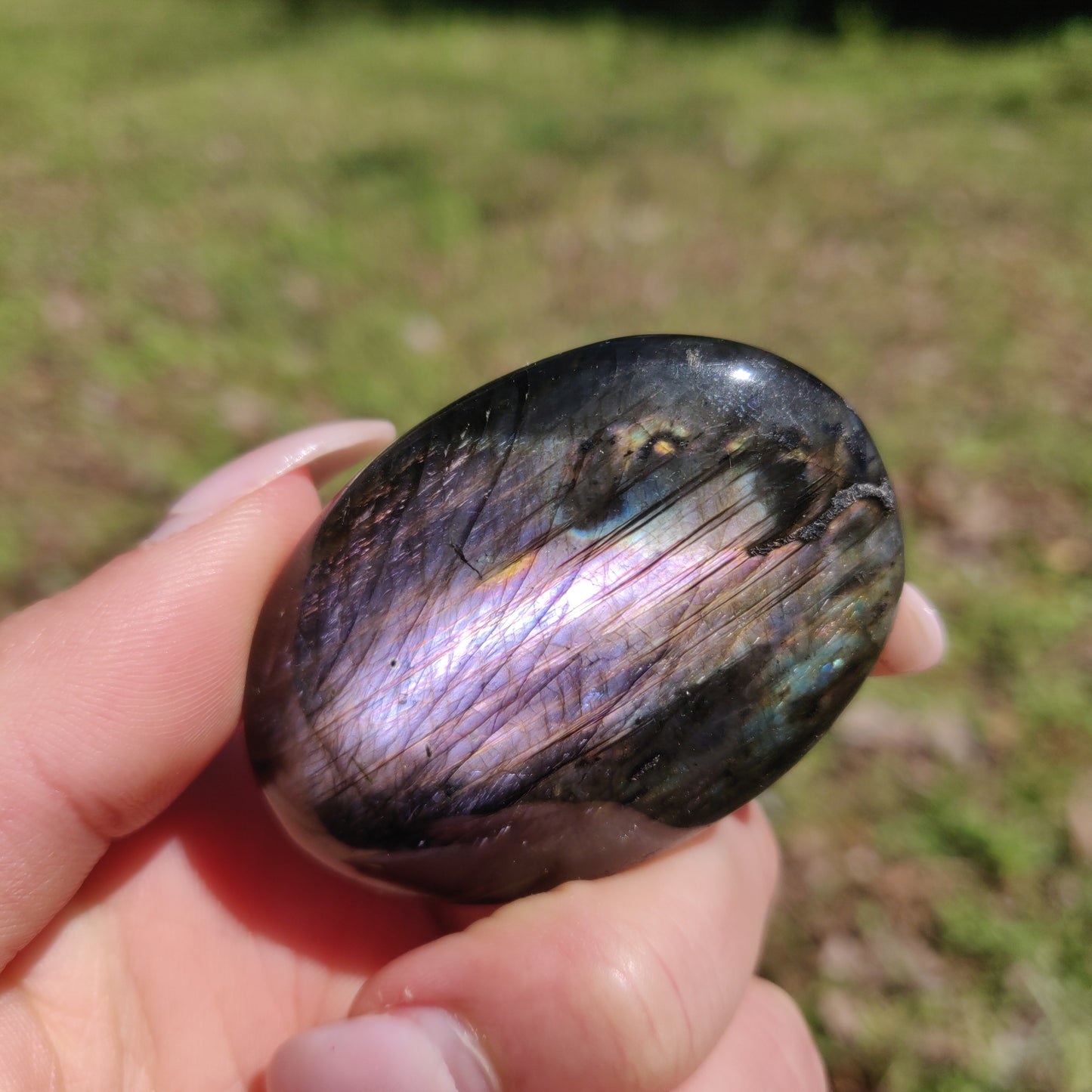 Labradorite Palm Stone (#292) - Simply Affinity