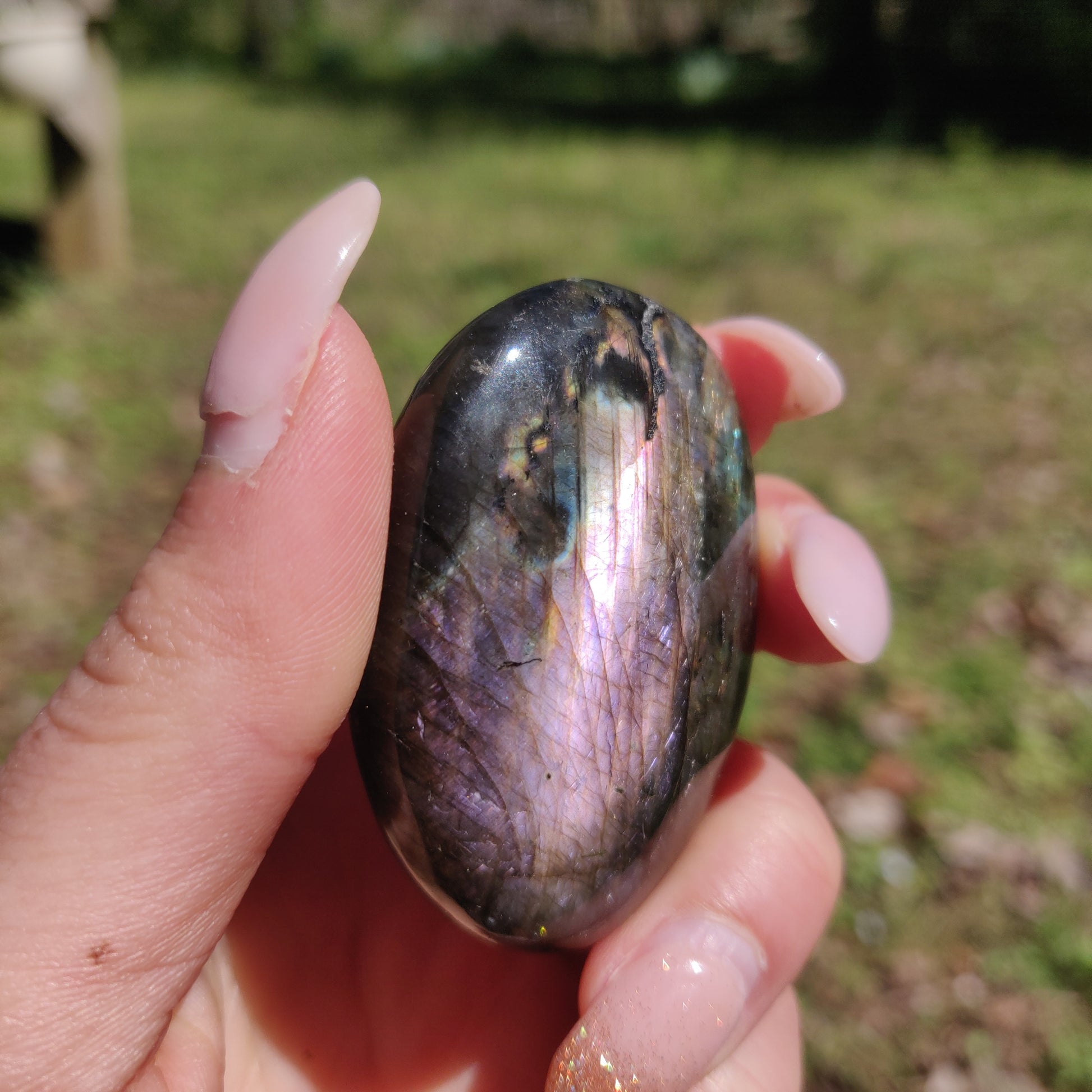 Labradorite Palm Stone (#292) - Simply Affinity