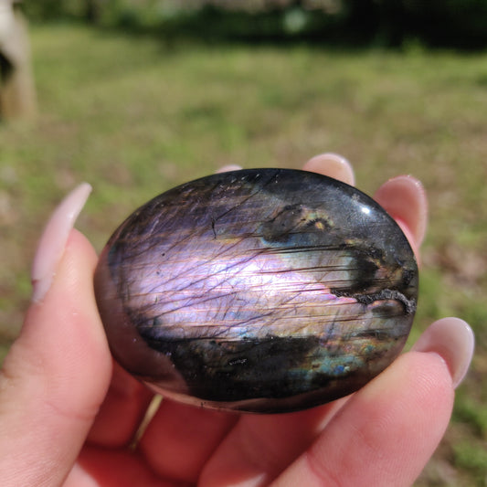 Labradorite Palm Stone (#292) - Simply Affinity