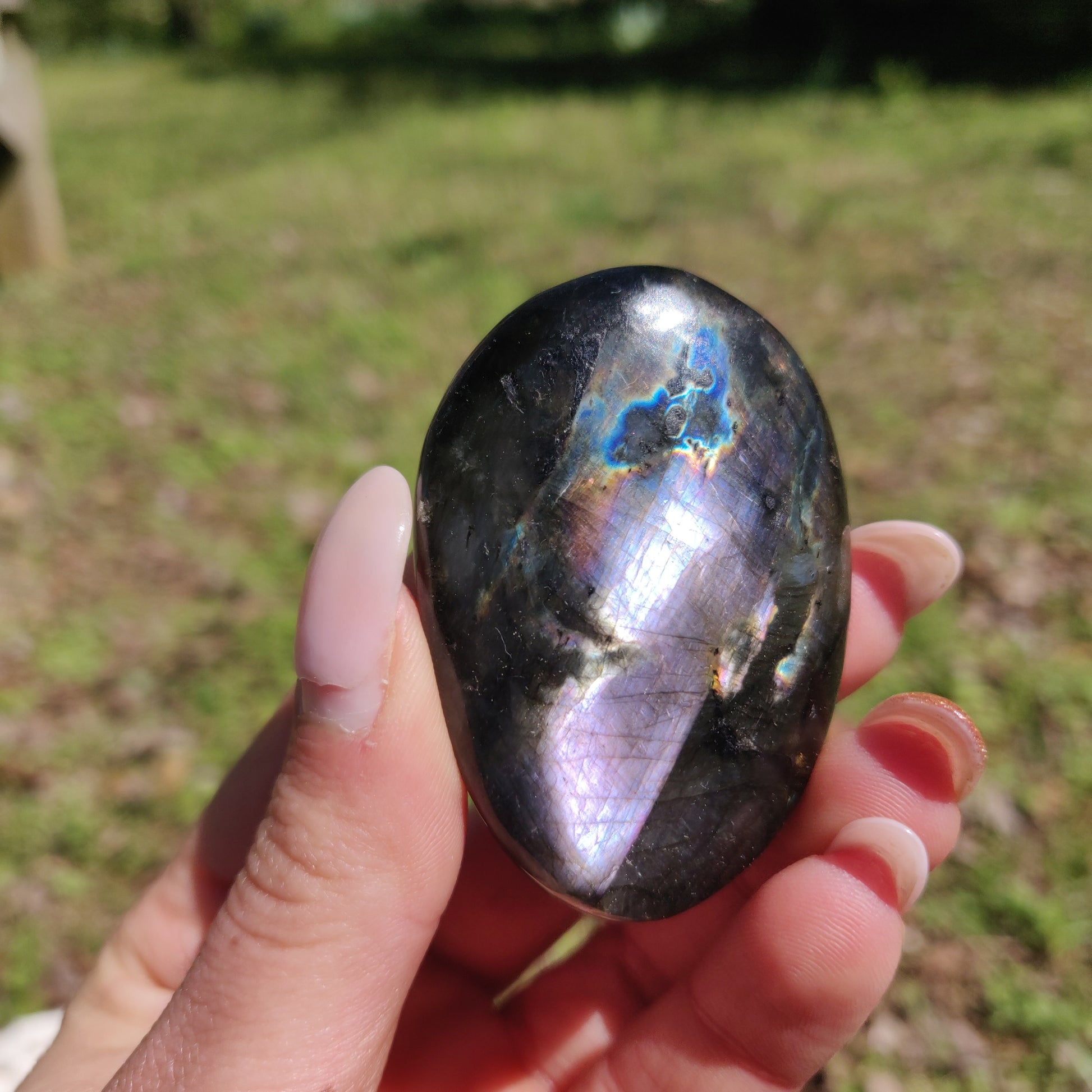 Labradorite Palm Stone (#293) - Simply Affinity