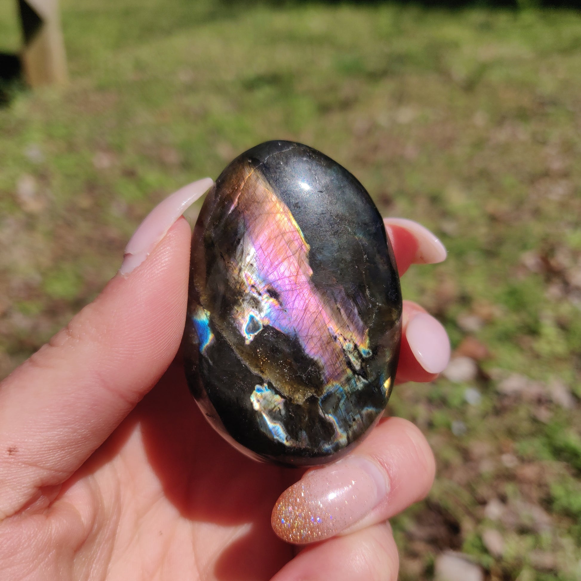 Labradorite Palm Stone (#293) - Simply Affinity