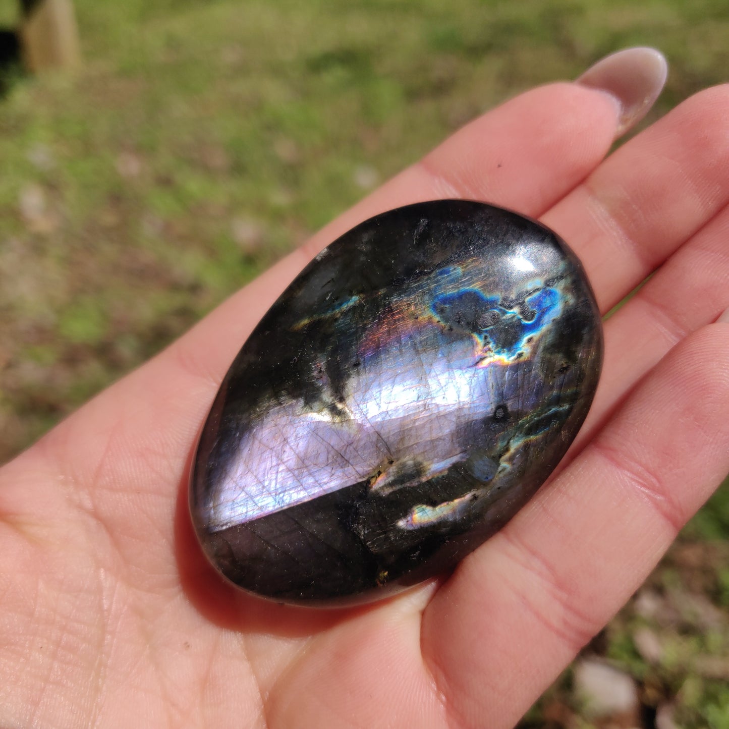 Labradorite Palm Stone (#293) - Simply Affinity