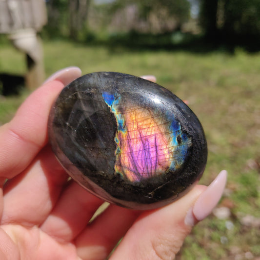 Labradorite Palm Stone (#299) - Simply Affinity
